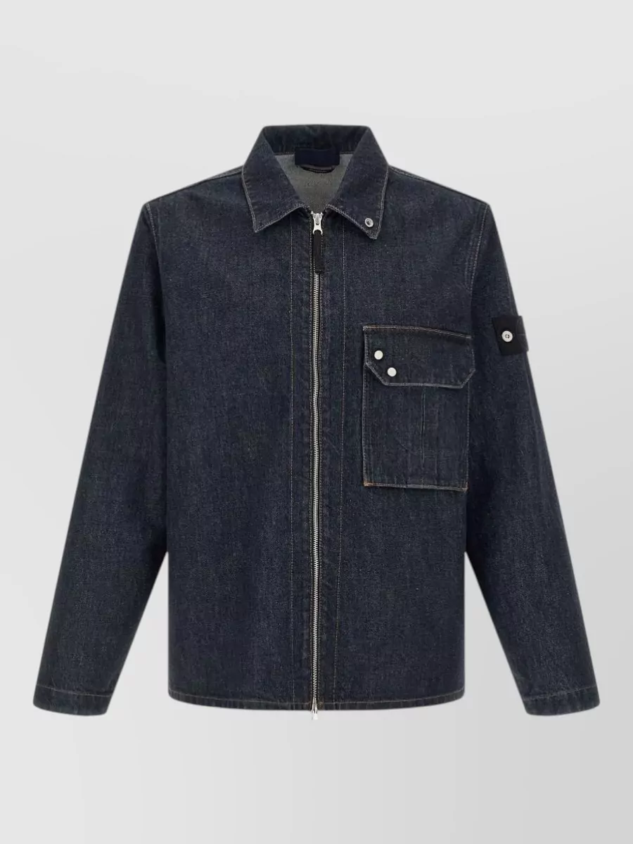 Stone Island Denim overshirt jacket