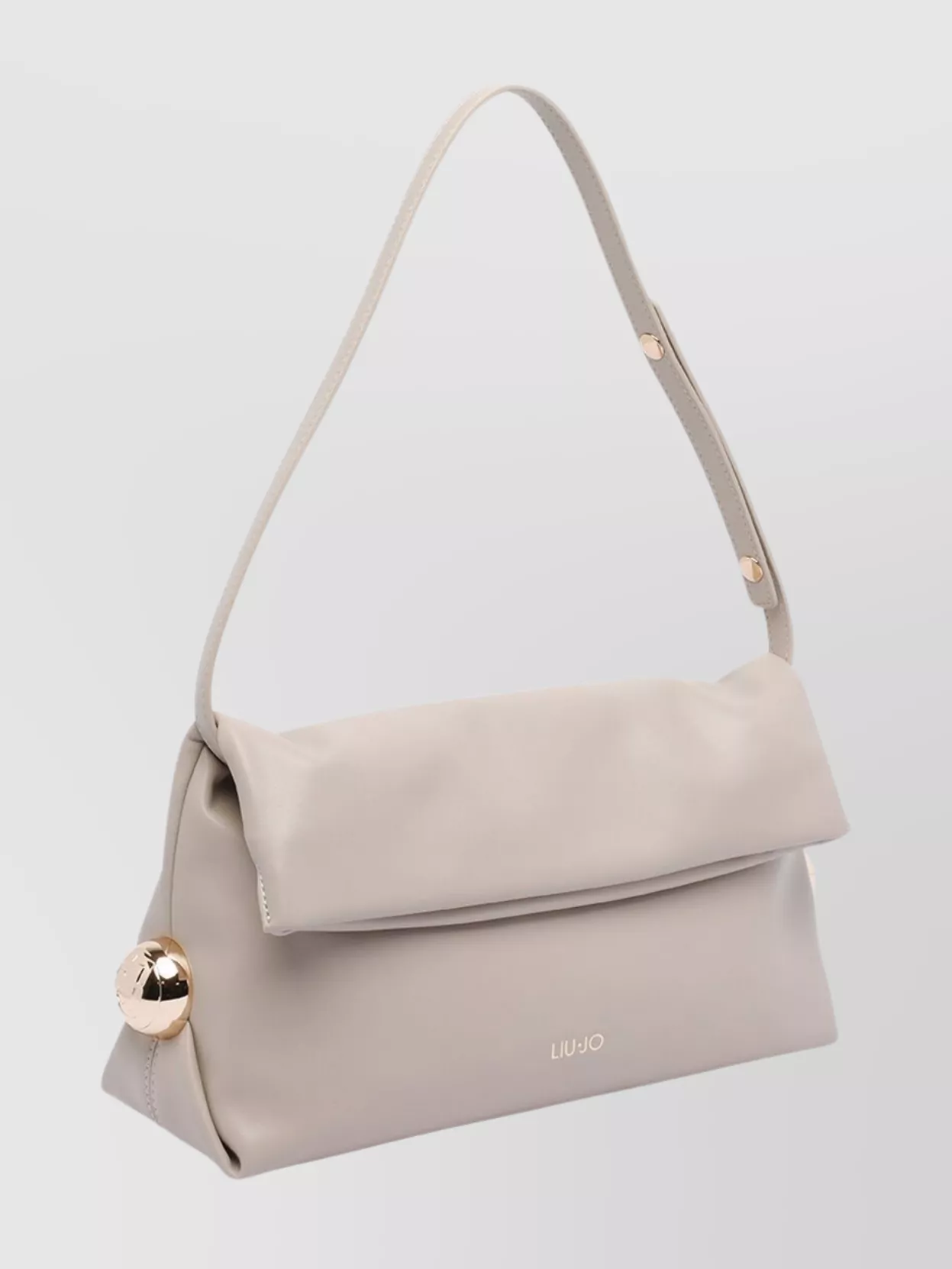 Liu Jo Adjustable Strap Foldover Flap Shoulder Bag