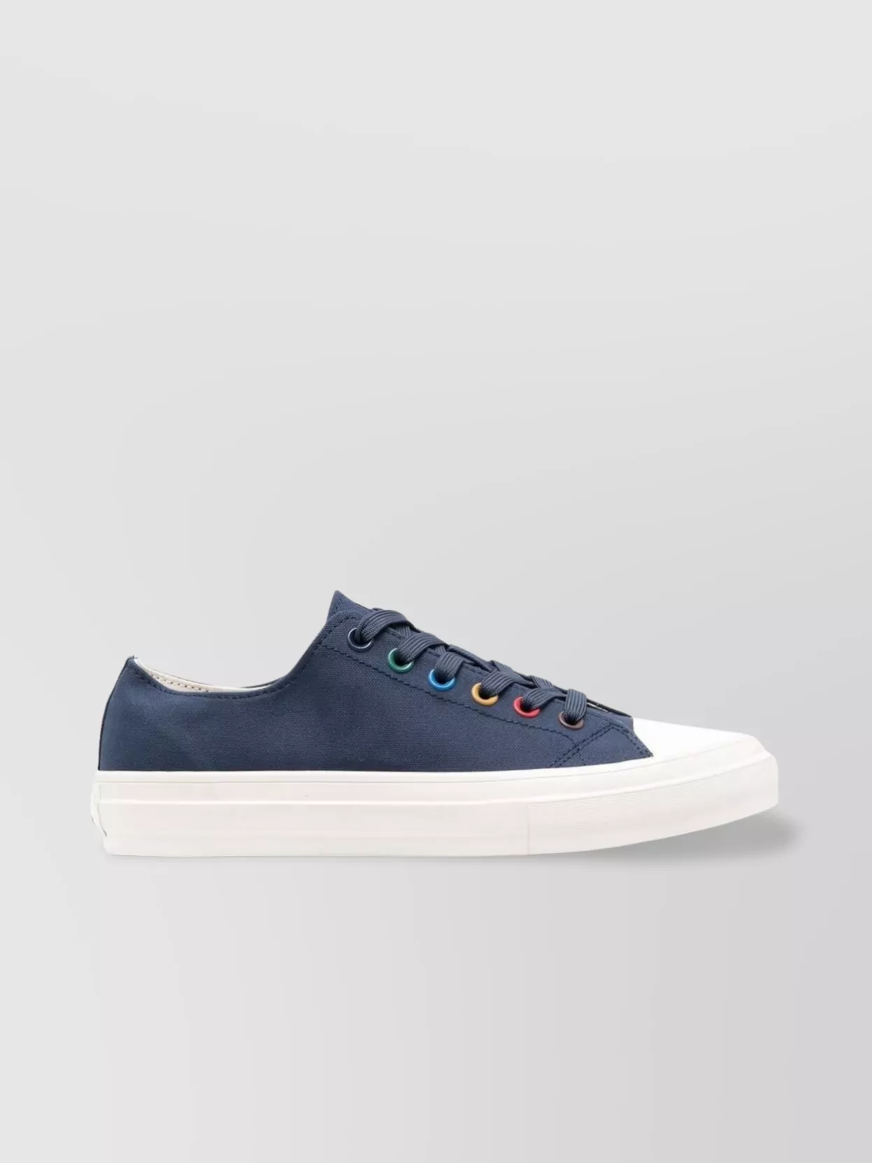 Paul Smith Eyelet Canvas Sneakers Low-top Rubber Sole