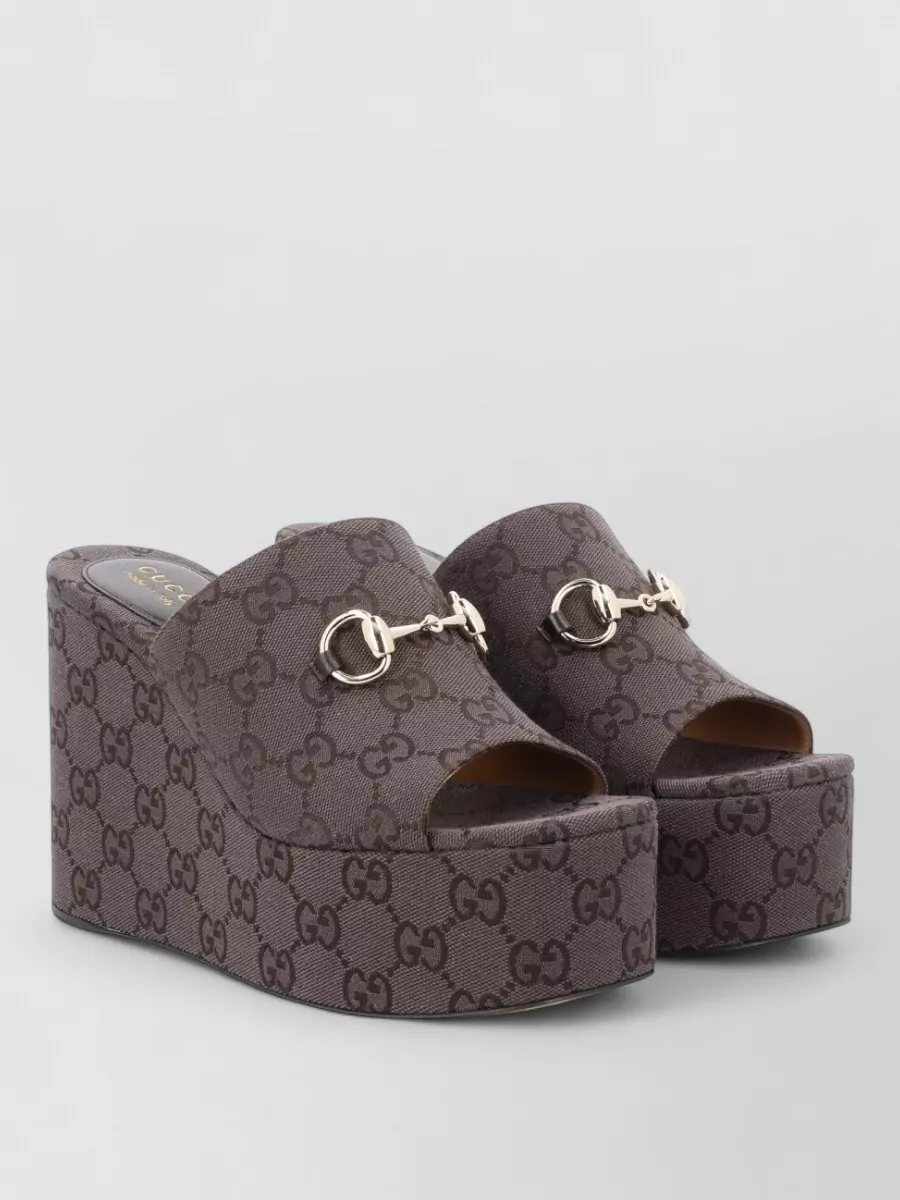 Gucci Wedge Mules