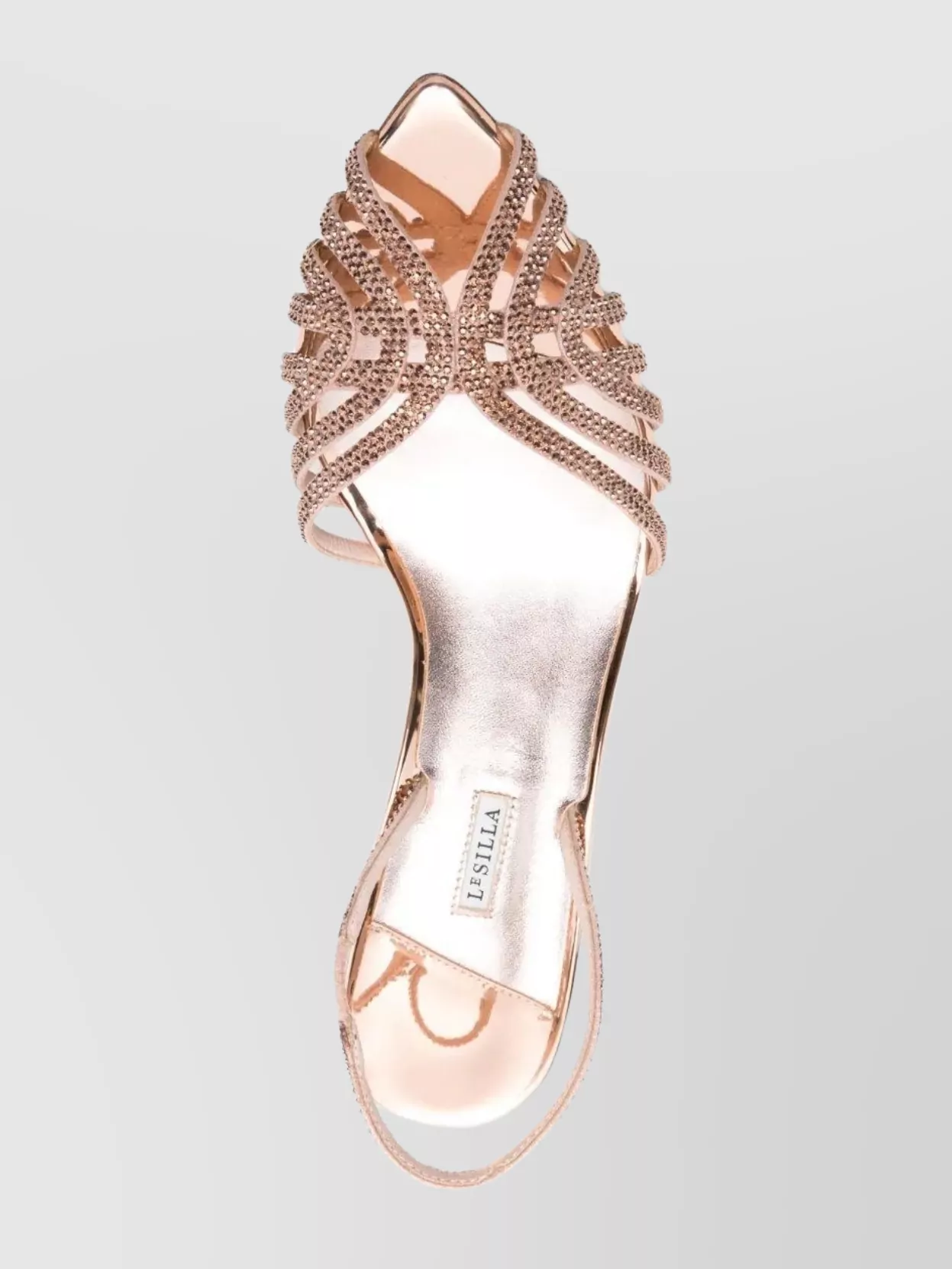 Le Silla Strappy Sandals Featuring Crystal Embellishments