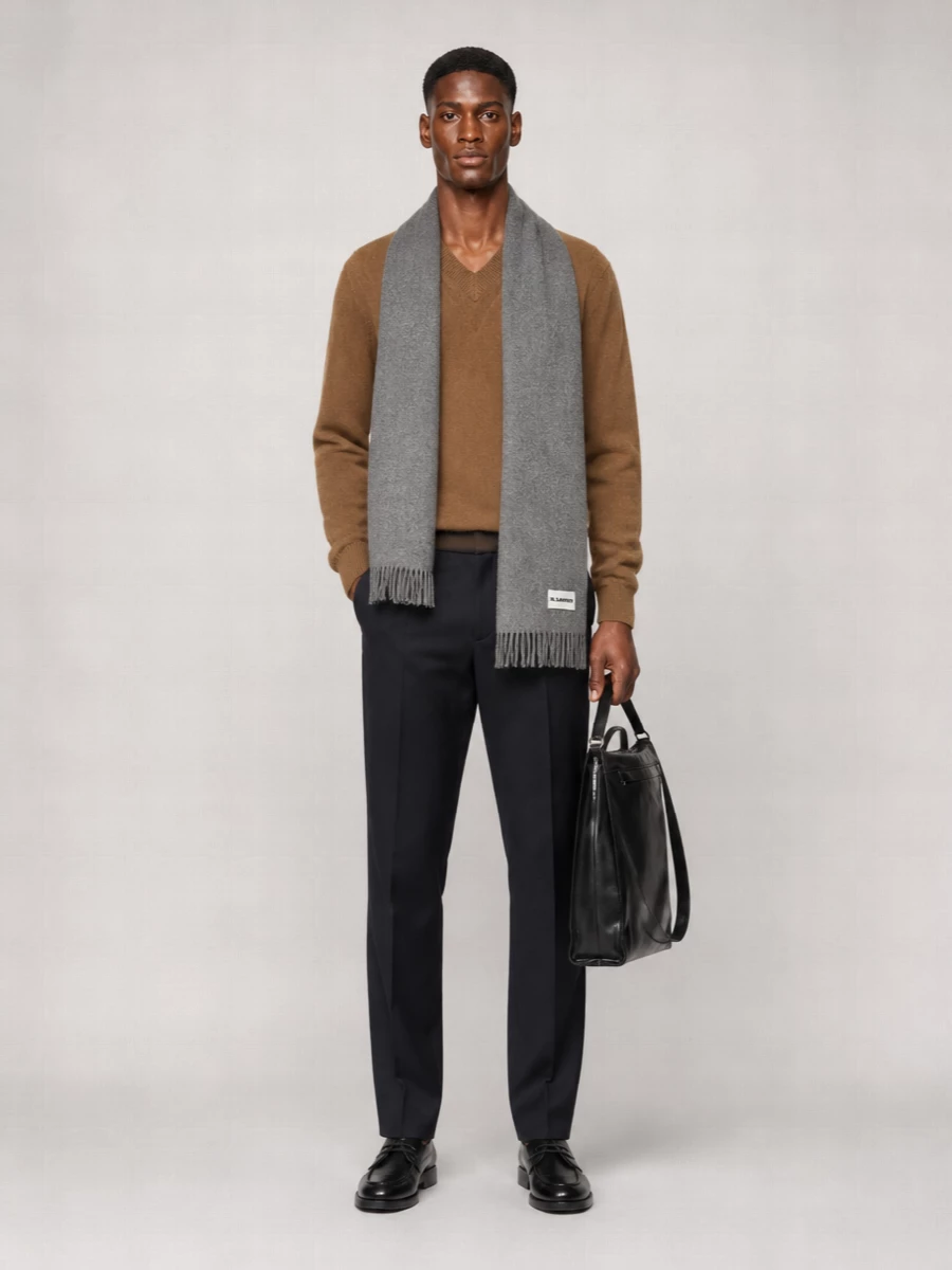 Jil Sander Leather Lace-Up Derby Shoes