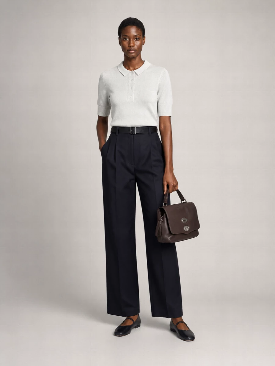 Studio Nicholson Cotton Wide-Leg Trousers