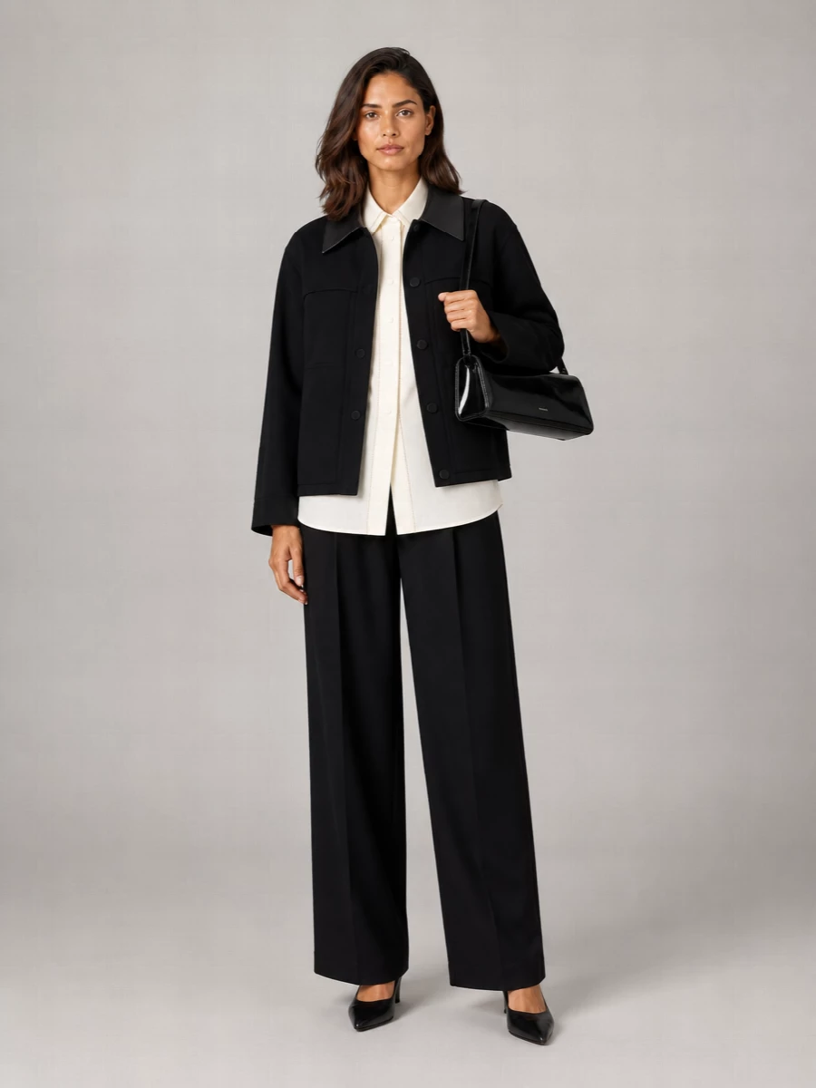 Jil Sander Wool Fitted Jacket