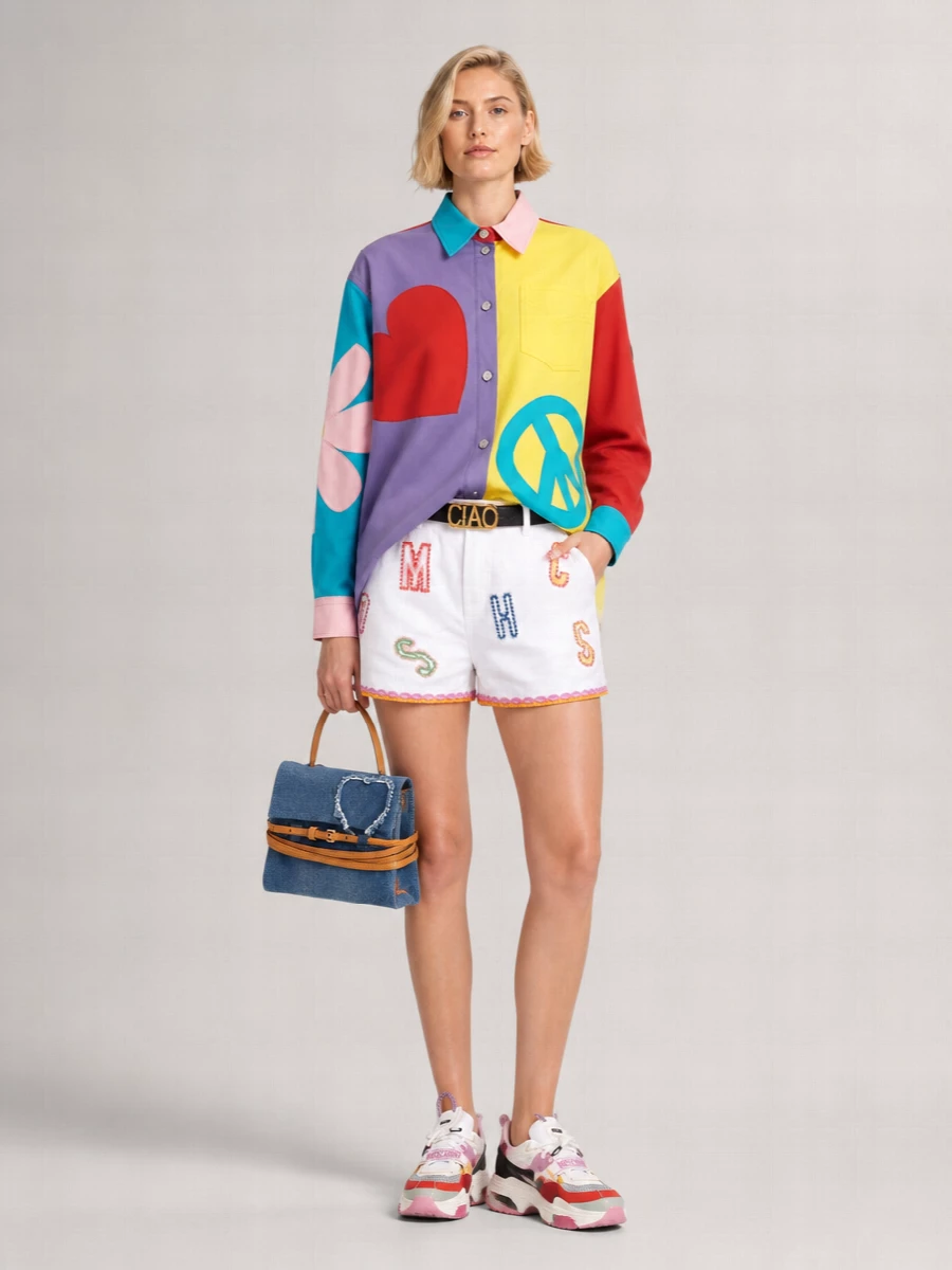 Moschino Denim Shoulder Bag