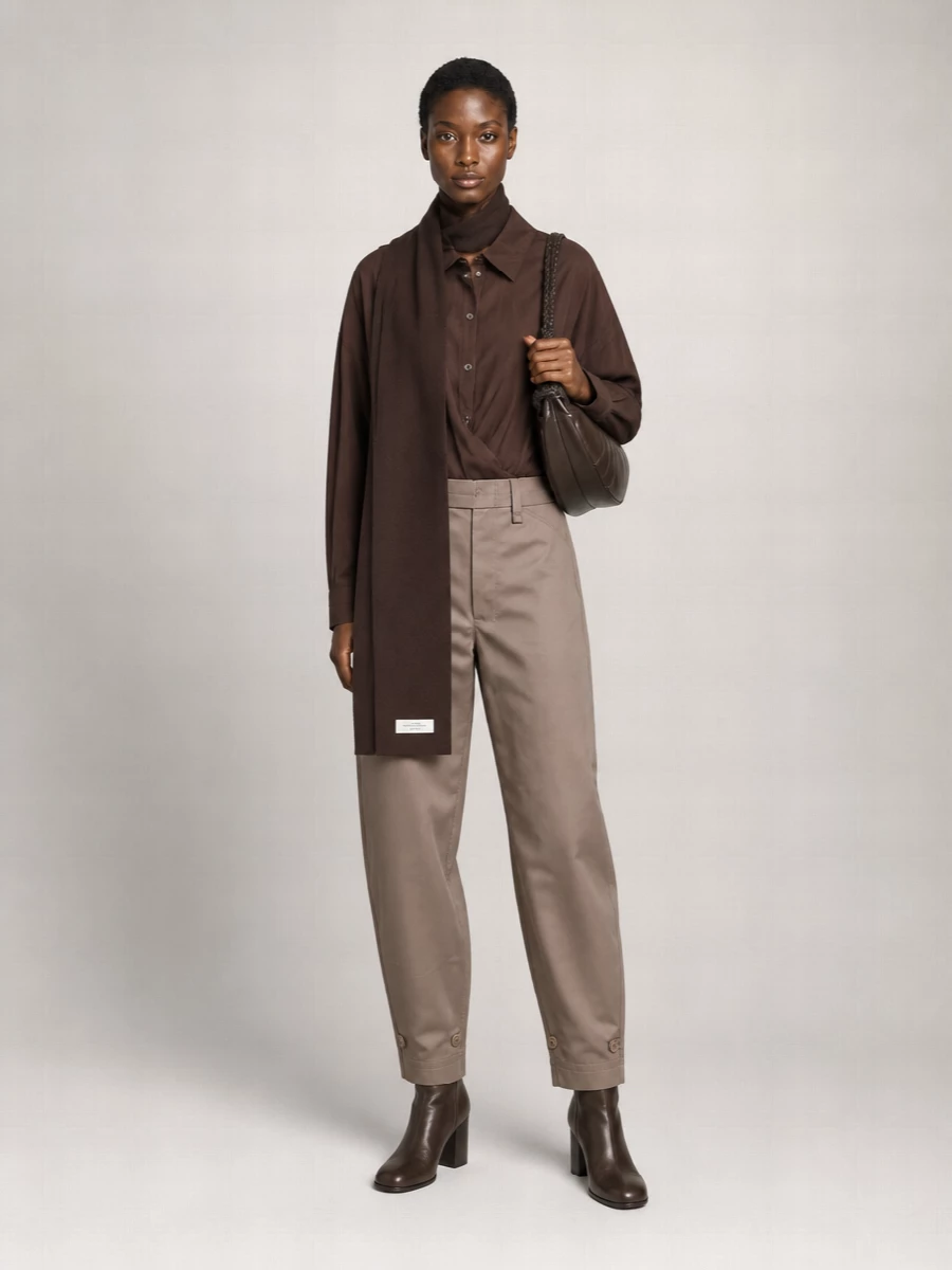Lemaire Silk Asymmetric Shirt
