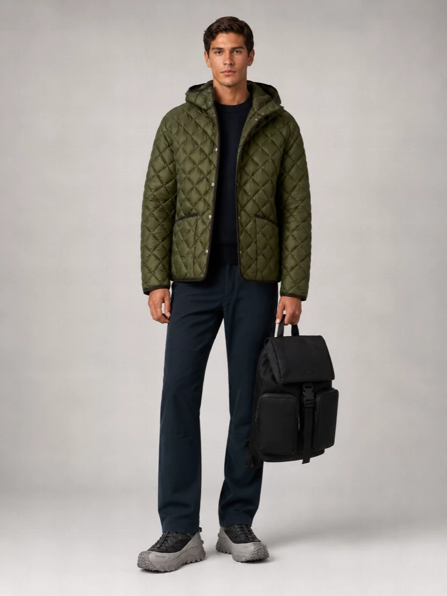 Moncler Down Reversible Quilted Puffer Jacket