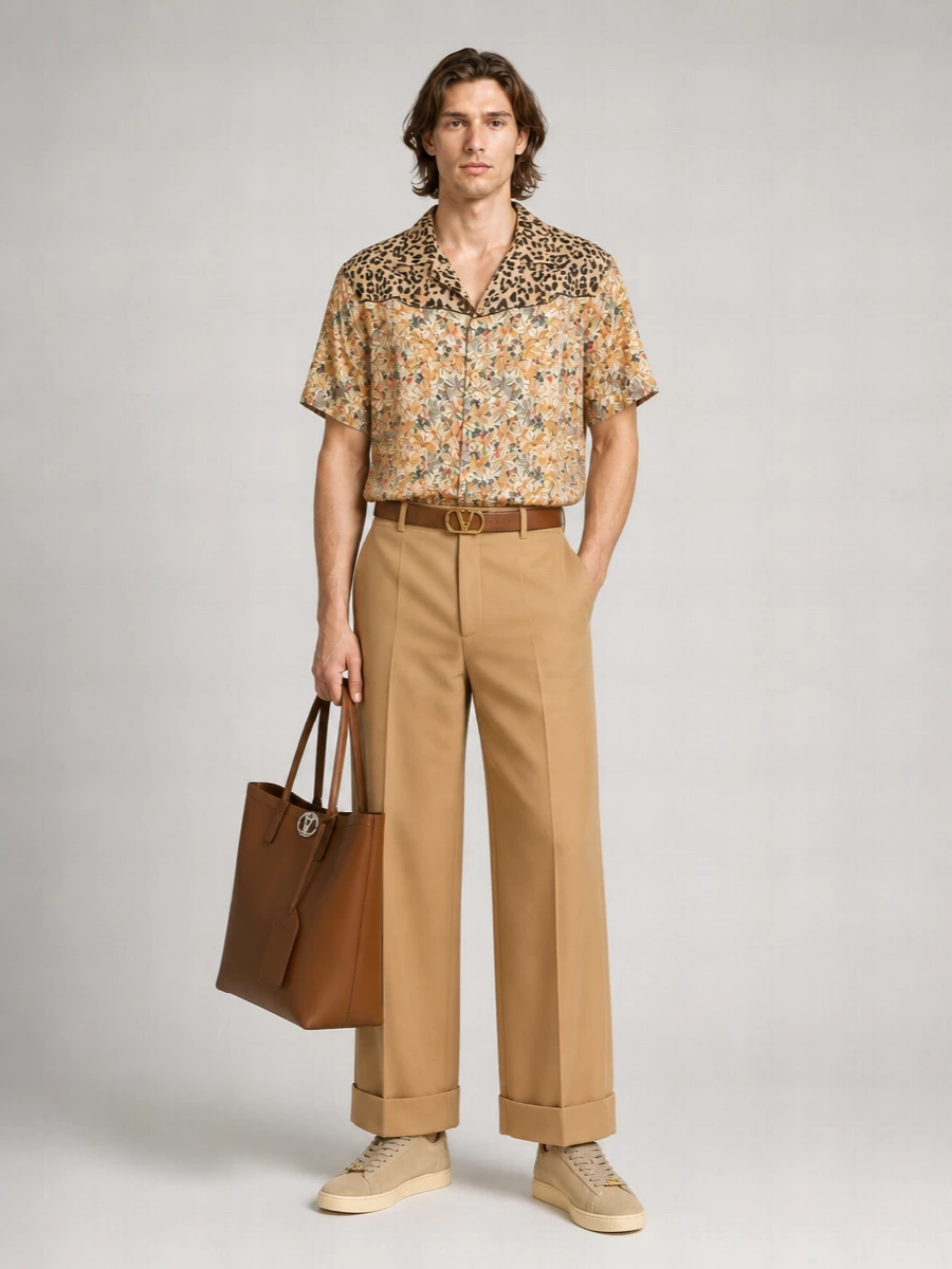 Valentino Garavani Silk Printed Shirt