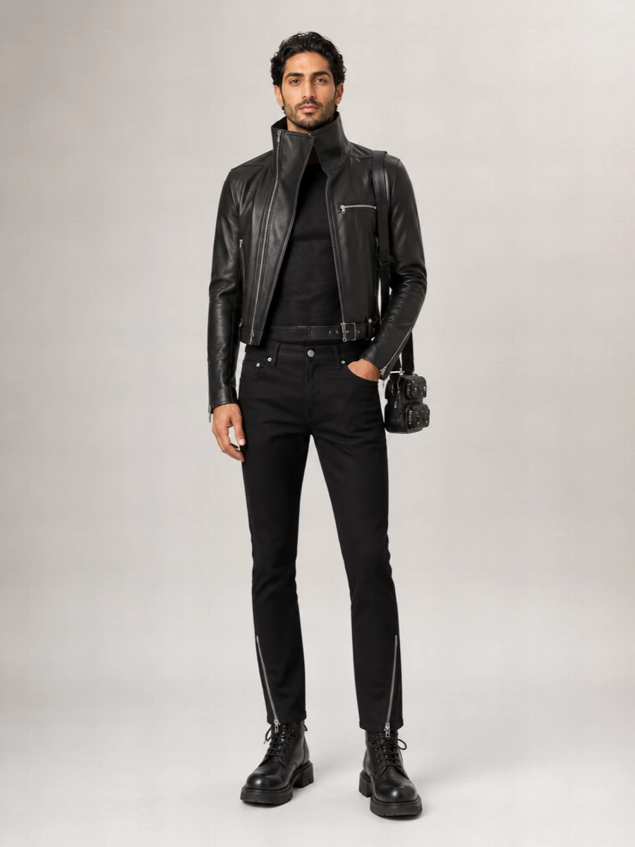 Rick Owens Leather Coat