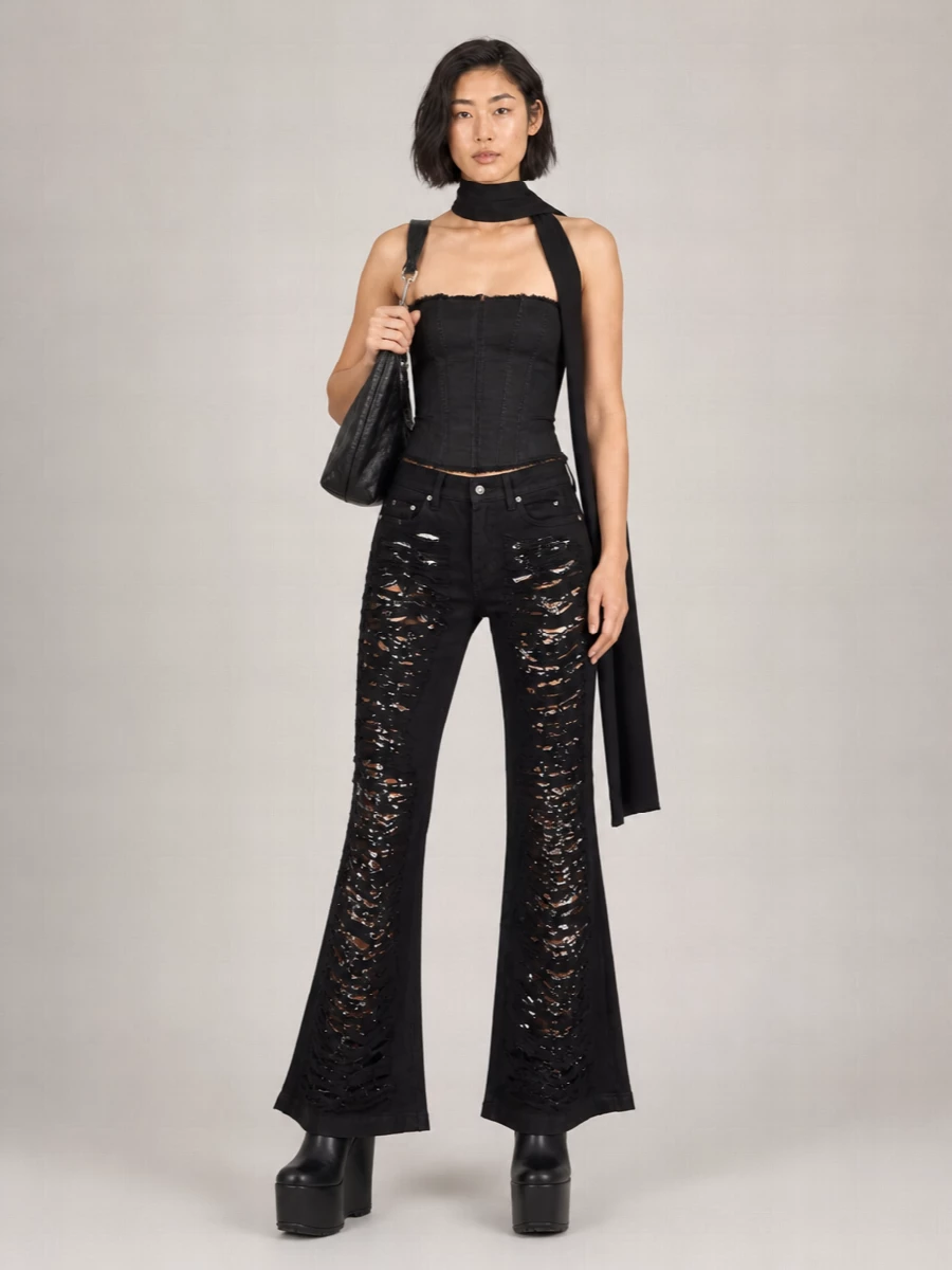 Rick Owens Drkshdw Flared Trousers