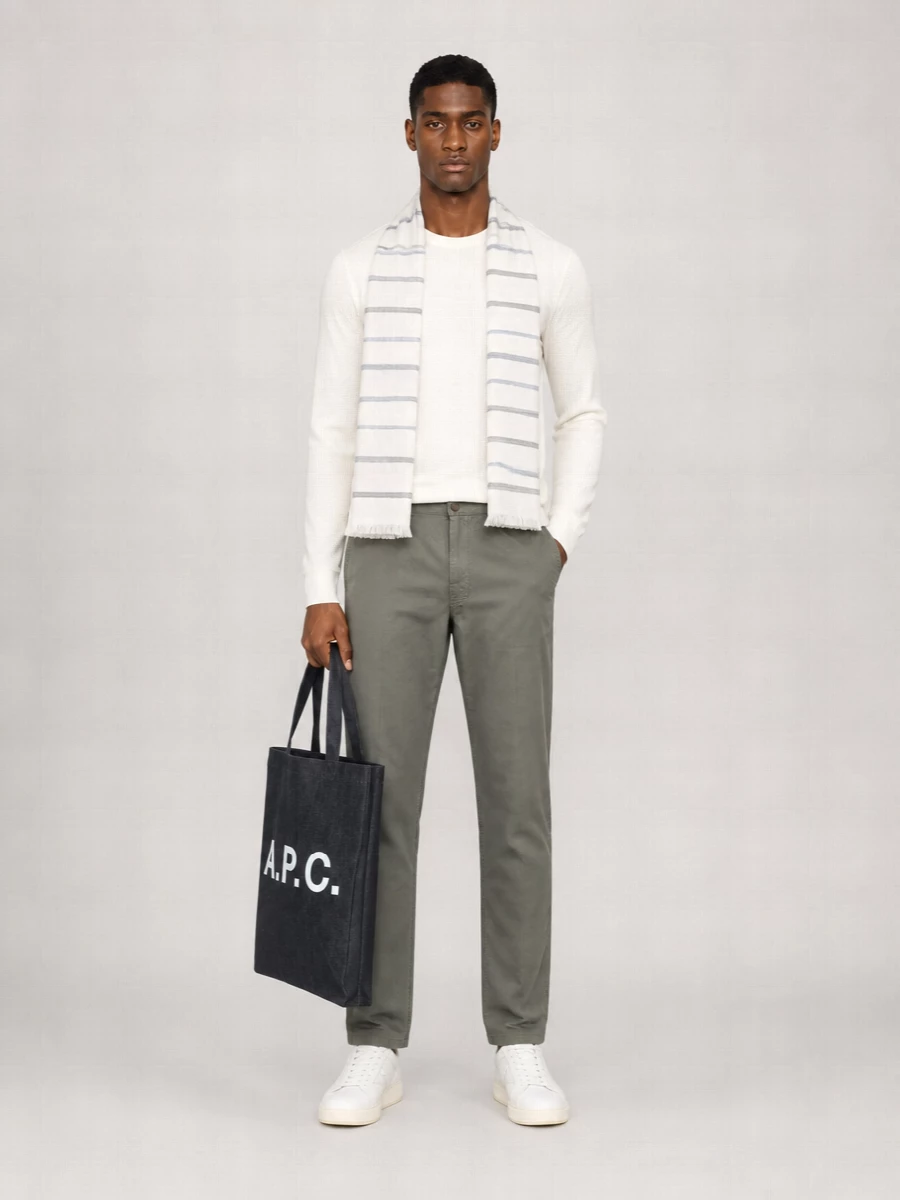 Beams Plus Cotton Crew-Neck Jumper