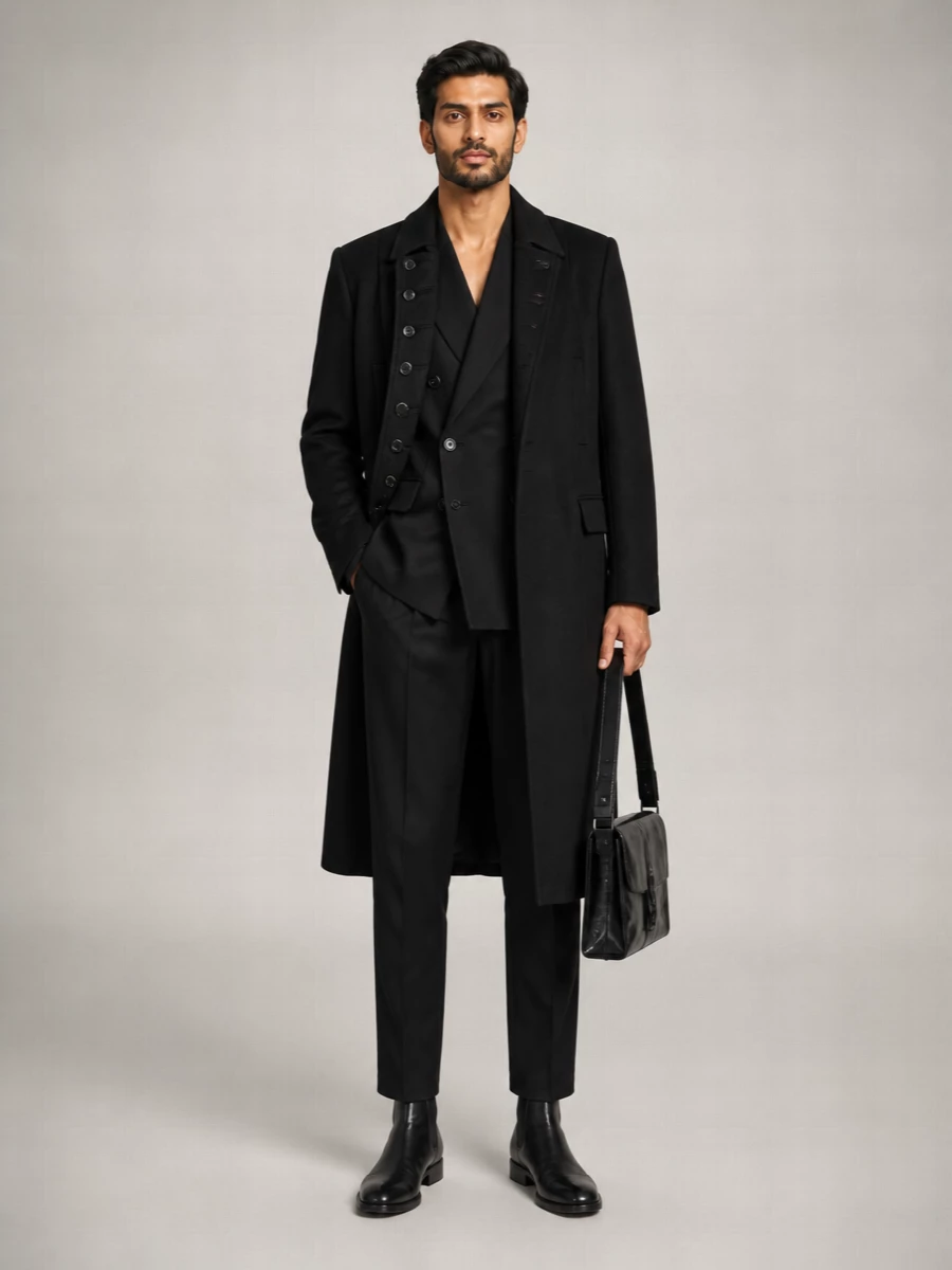 Dries Van Noten wool coat
