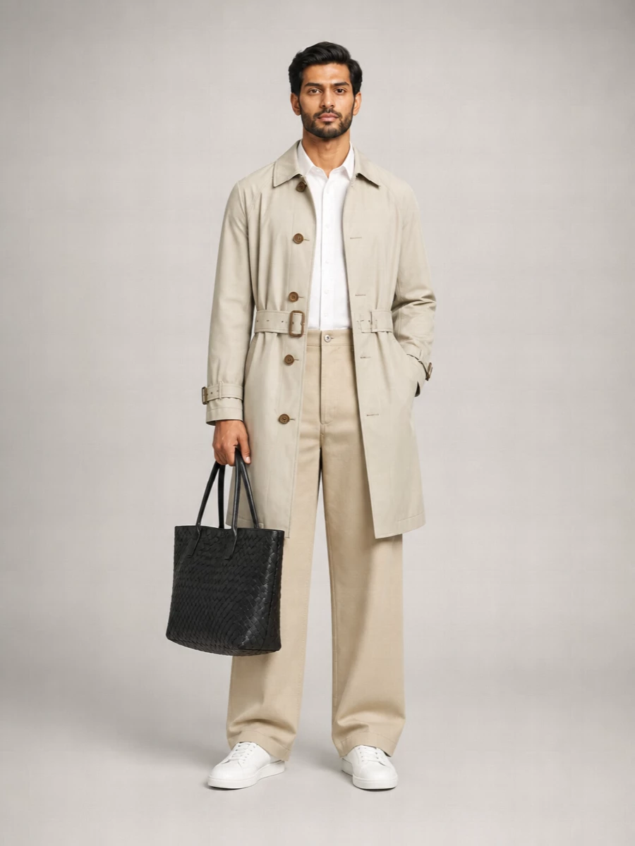 Burberry Silk Trench Coat