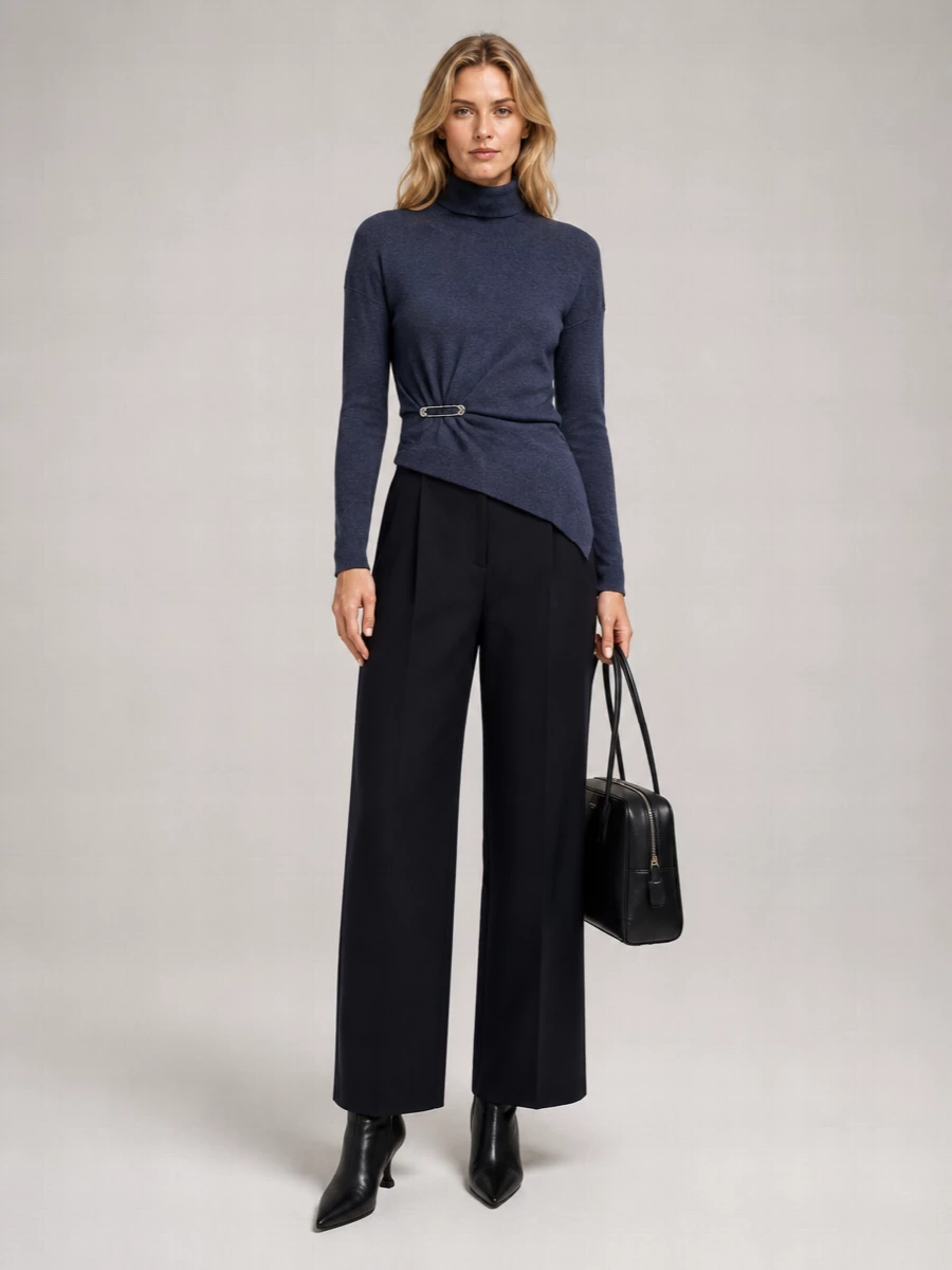 Saint Laurent Sac De Jour Lamb Leather Shoulder Bag