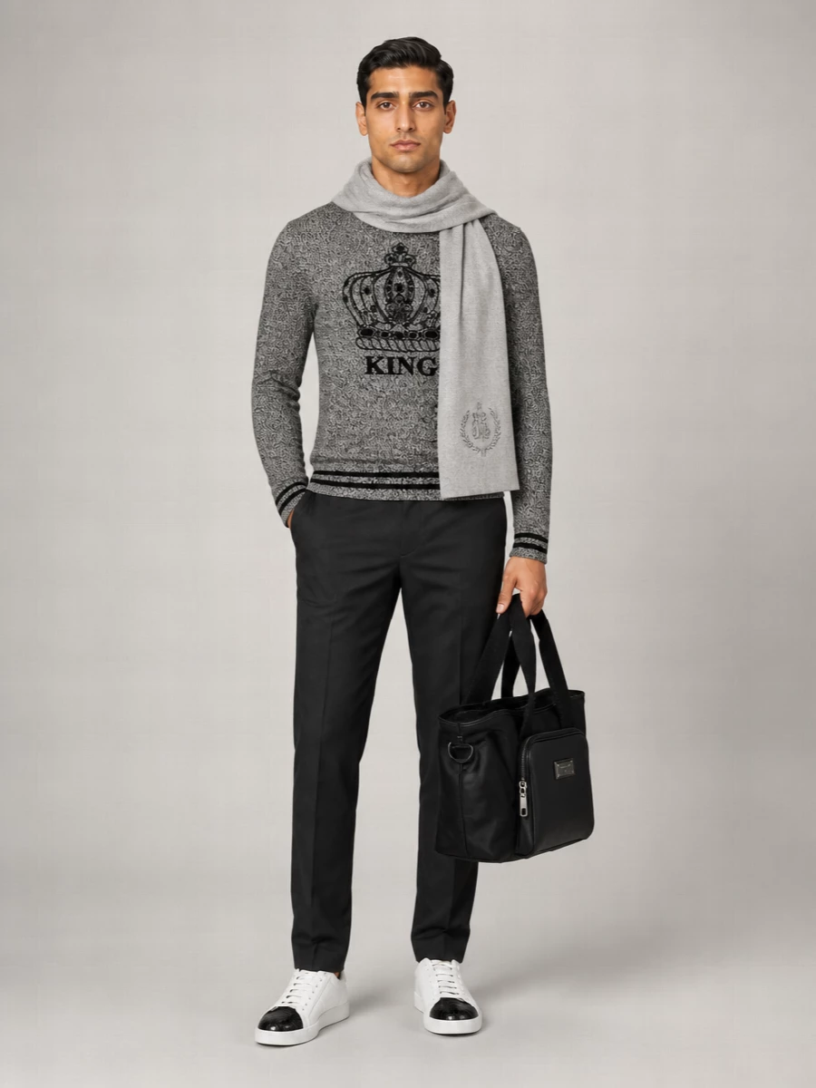 Dolce&Gabbana Cashmere Embroidered Sweater