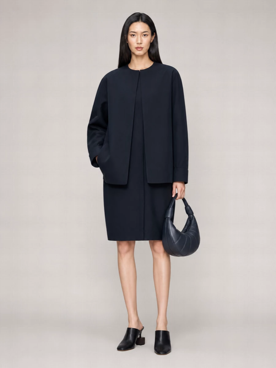Jacquemus Draped Asymmetric Boat Neck Oversized Shirt