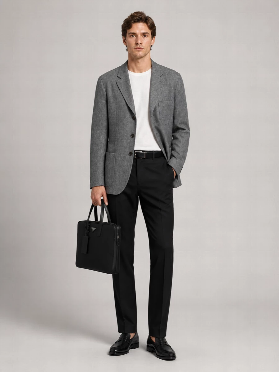 Etro Wool Mohair Evening Trousers