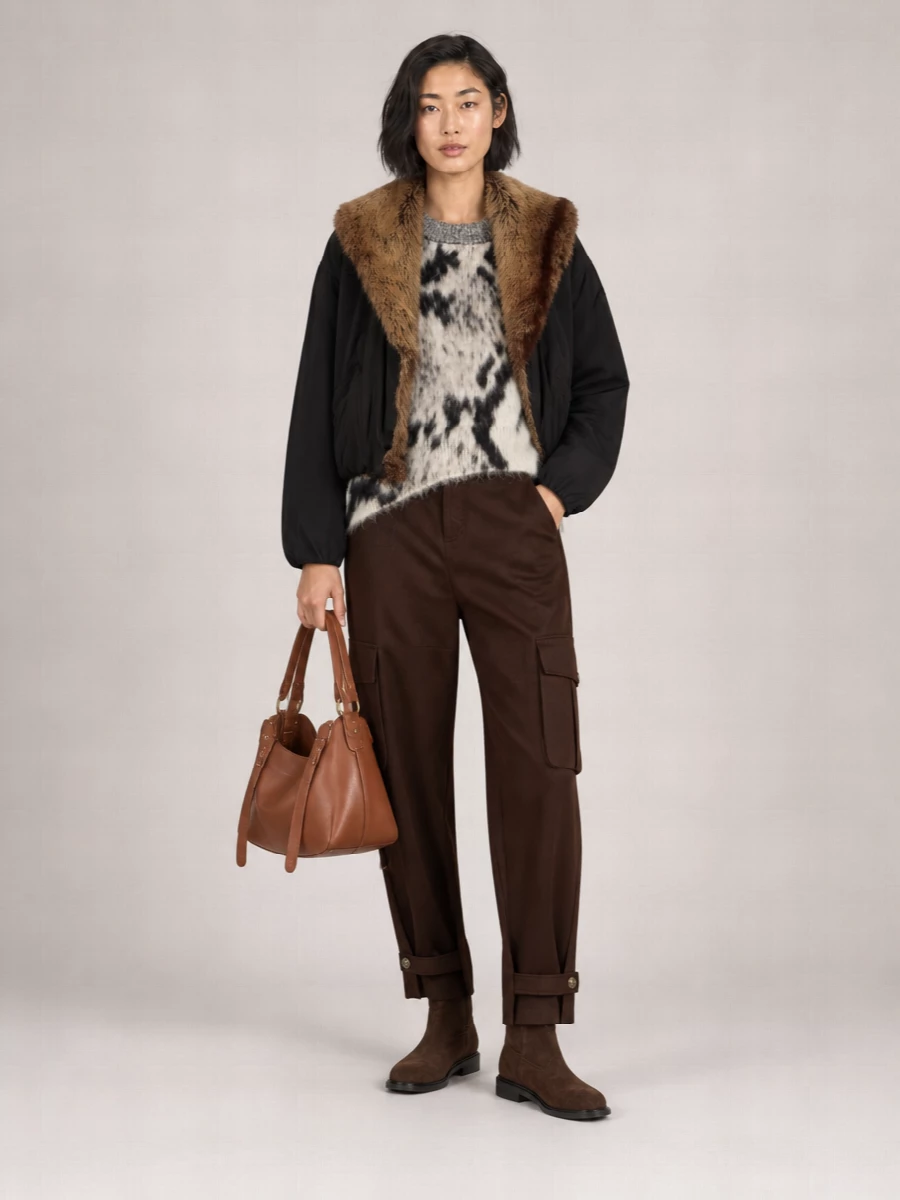Diesel Small Calf Leather Shoulder Bag
