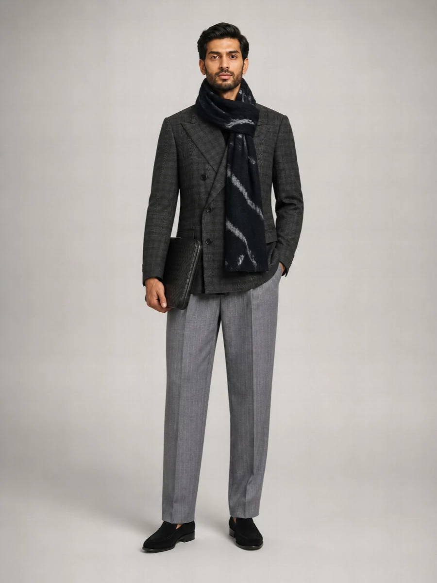 Dries Van Noten Wool Tailored Trousers