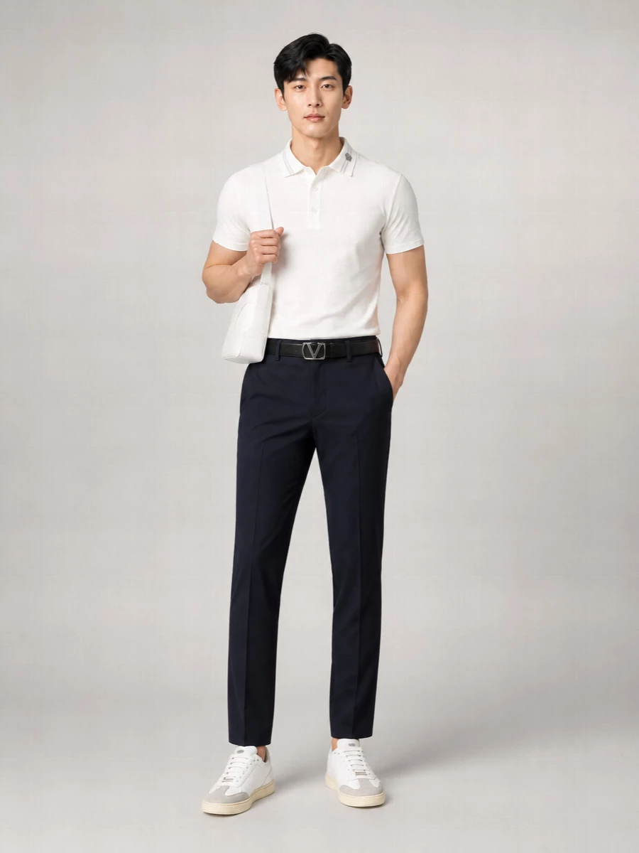 Versace Cotton Piqué Short-Sleeve Polo Shirt
