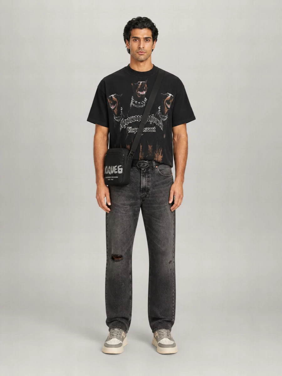 Represent Cotton Relaxed-Fit Graphic T-Shirt