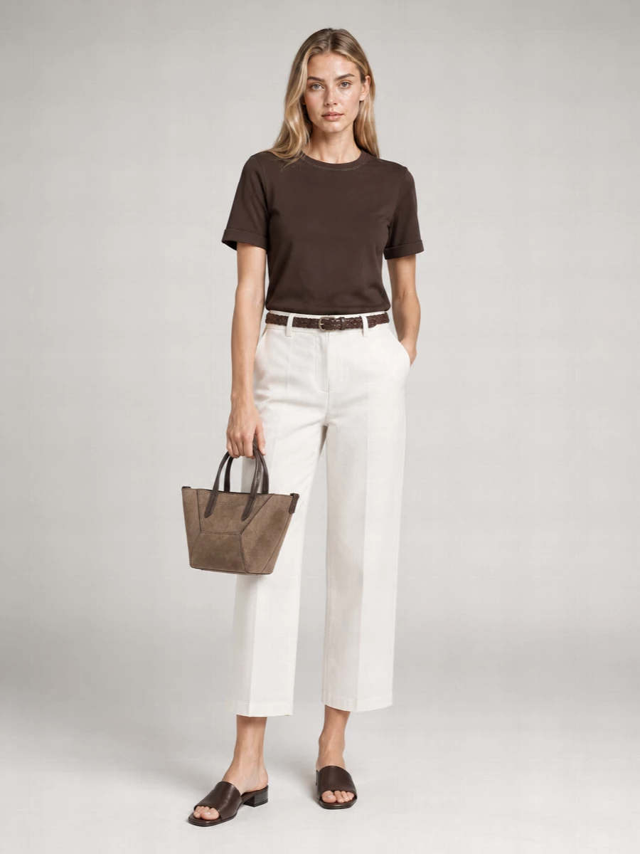 Brunello Cucinelli Cotton Jewel Embellished T-Shirt