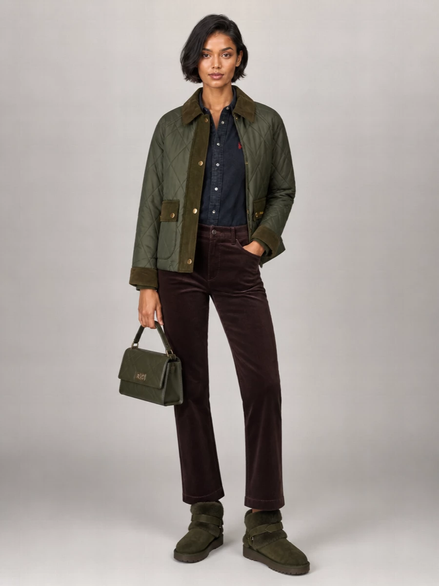 Barbour Quilted Single-Breasted Jacket