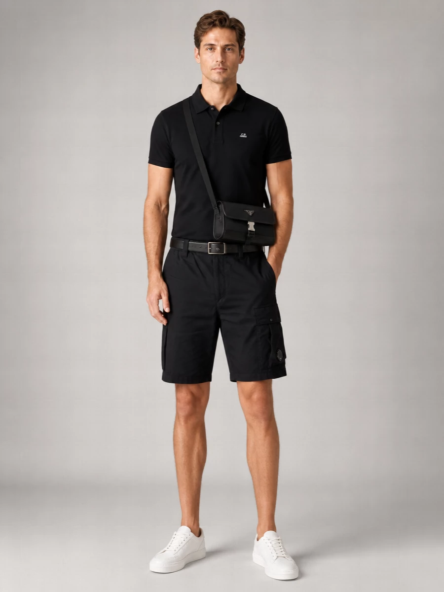 C.p. Company Stretch Piqué Polo Shirt