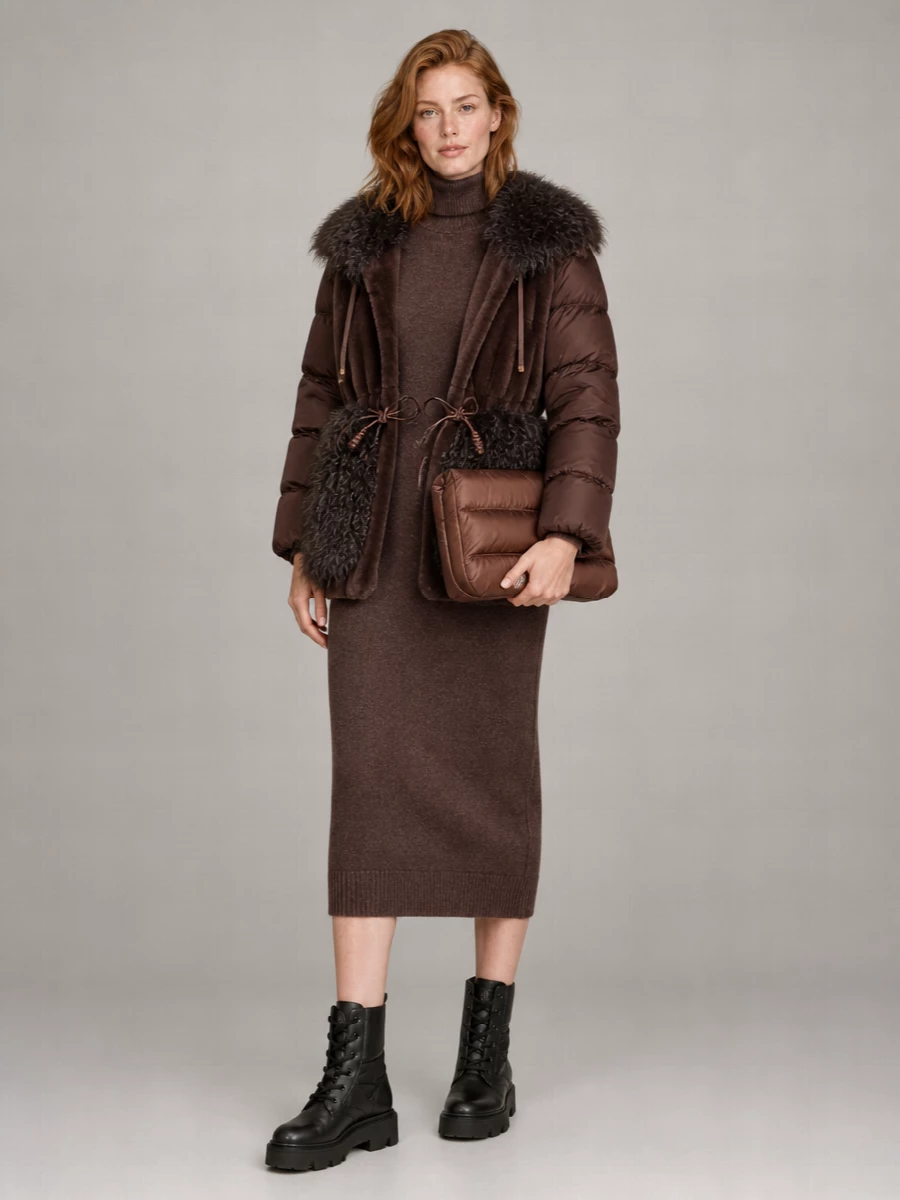 Moncler Down Quilted 2-In-1 Puffer Jacket