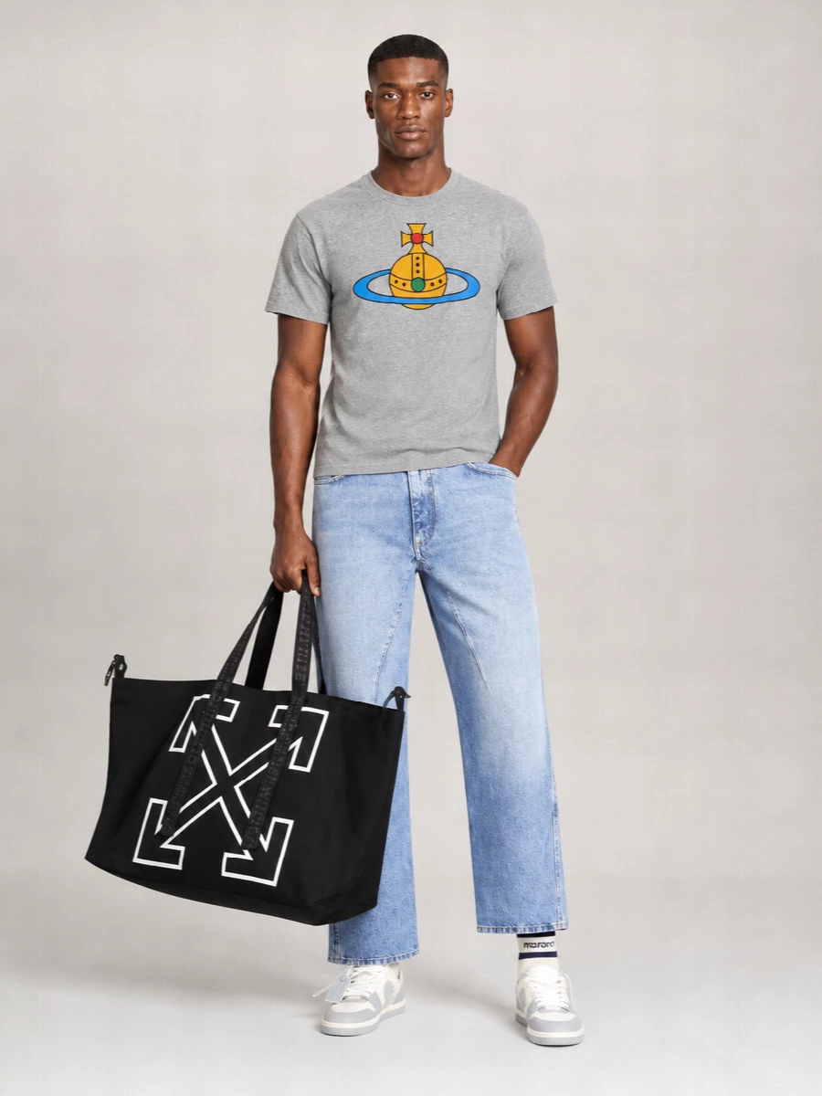 Vivienne Westwood Grey Cotton T-Shirt