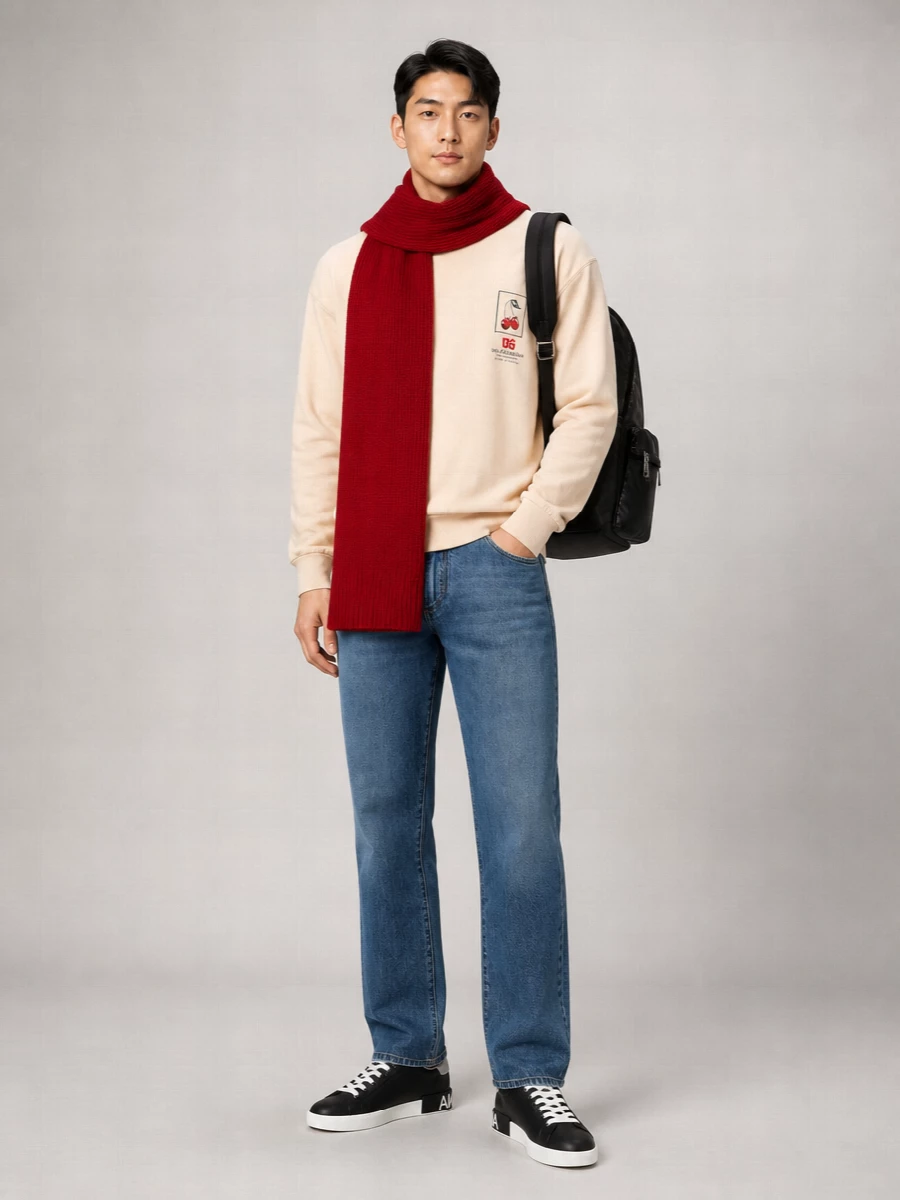 Dolce&Gabbana Wool Knitted Scarf