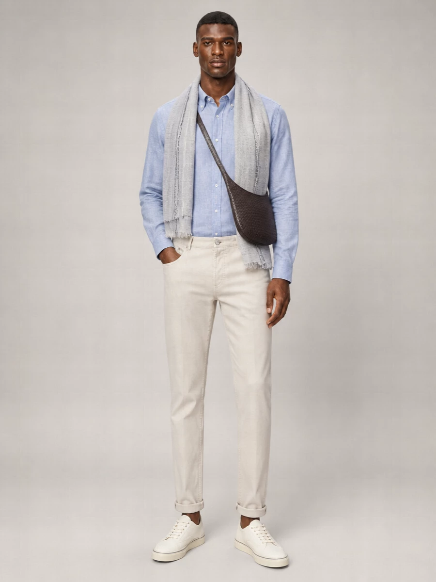 Brunello Cucinelli Cotton Straight-Leg Jeans