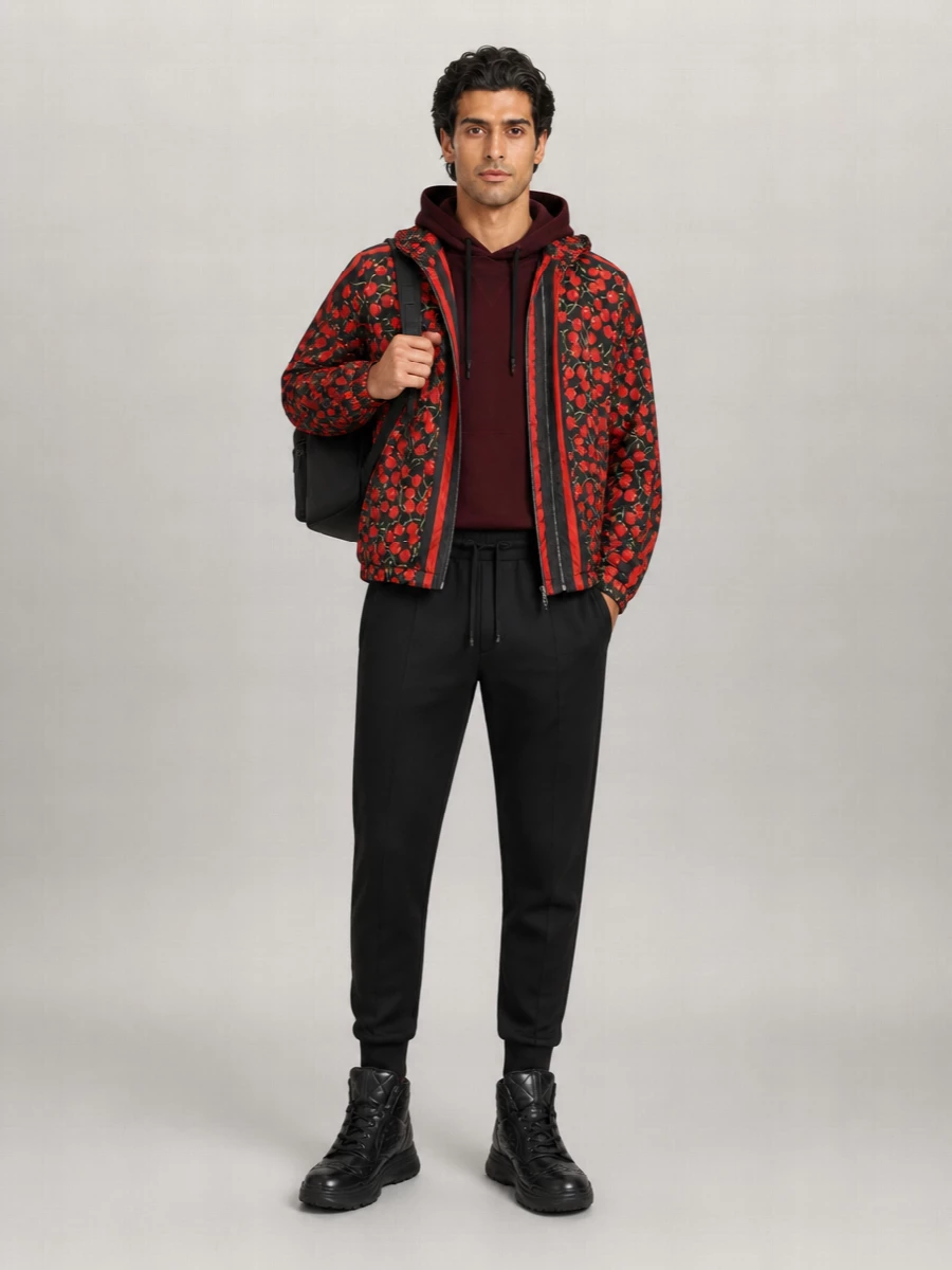 Dolce&Gabbana Leather Quilted Ankle Hi-Top Sneakers