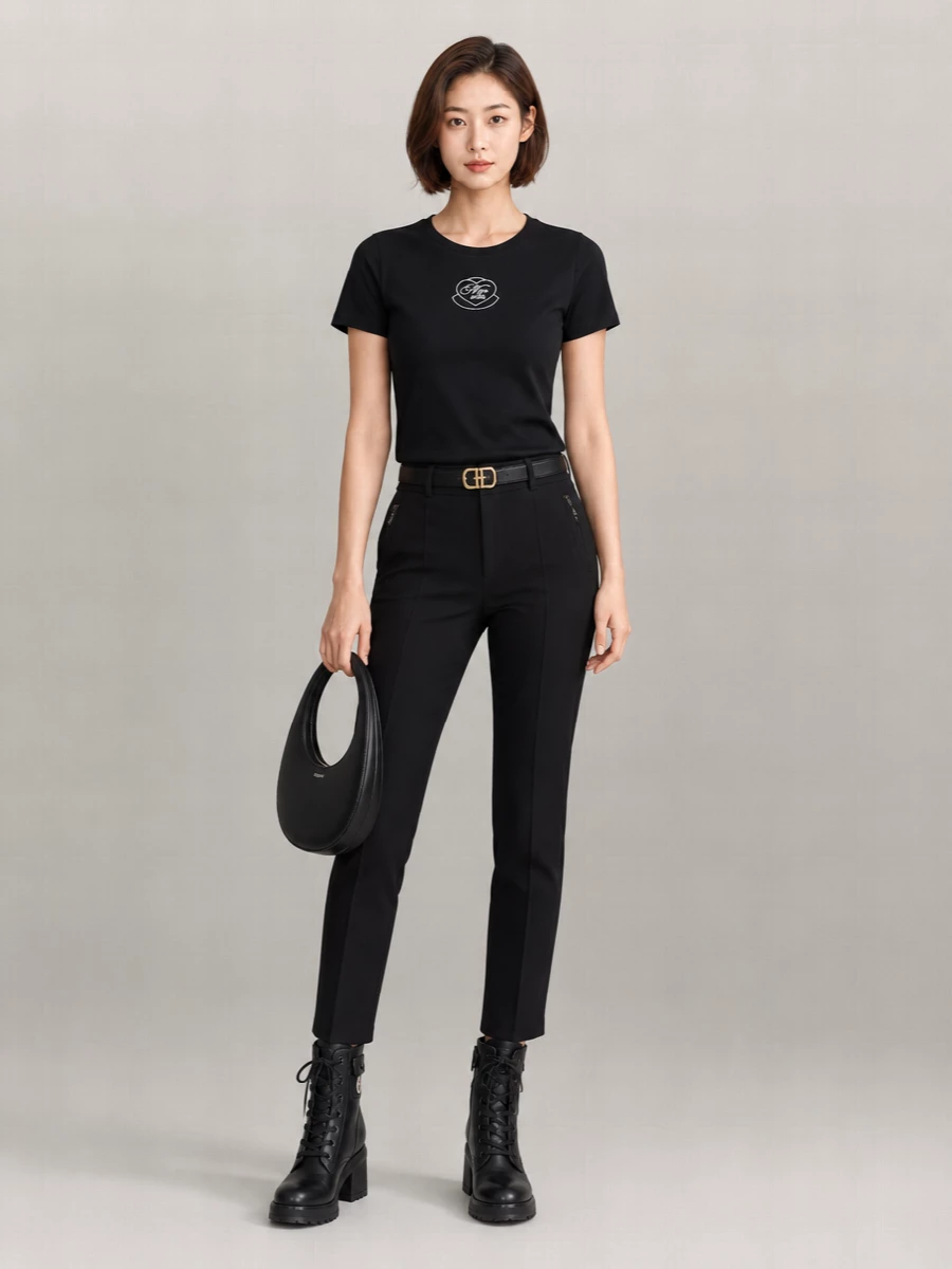Moncler Cotton Short-Sleeve Crew-Neck T-Shirt