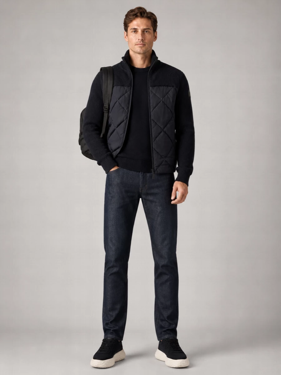 Moncler cashmere down puffer jacket