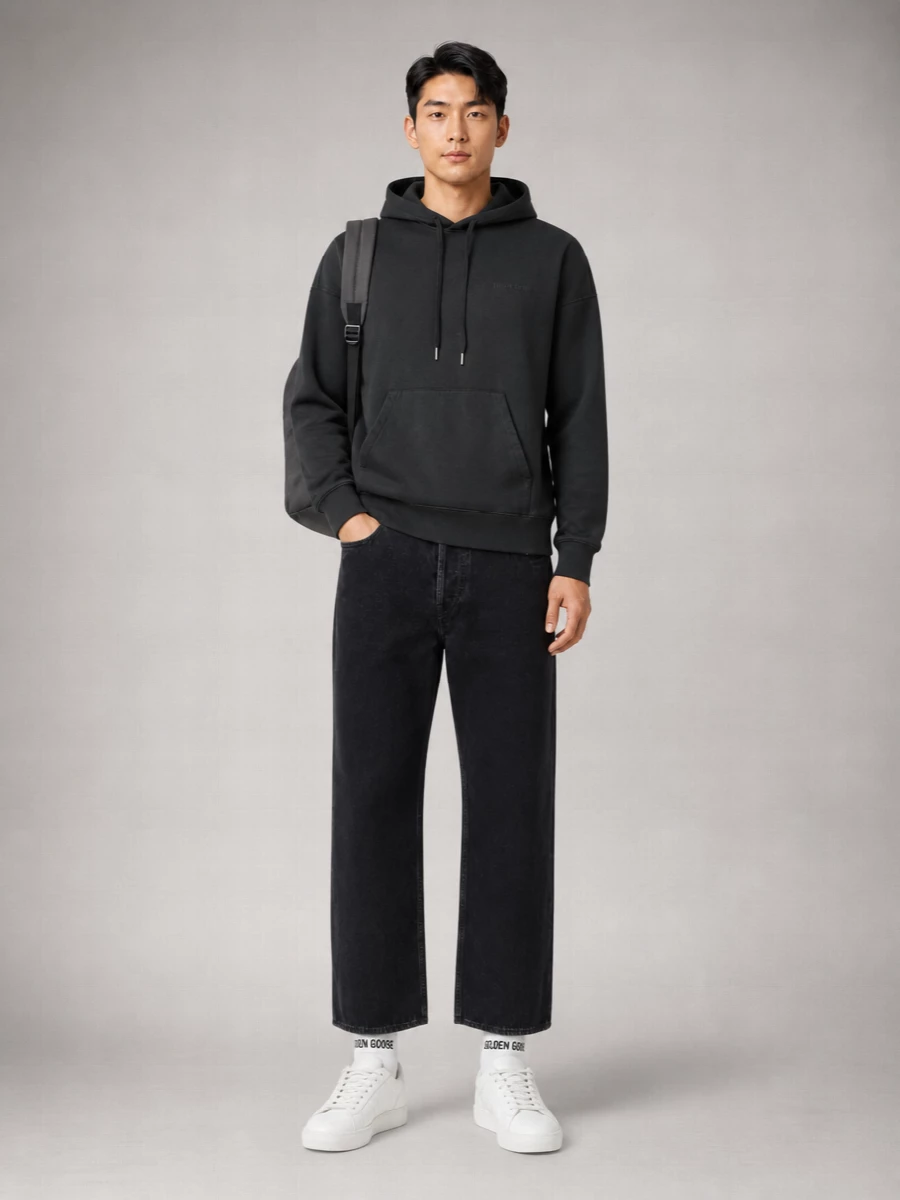 Golden Goose Cotton Oversized Bleached Hoodie