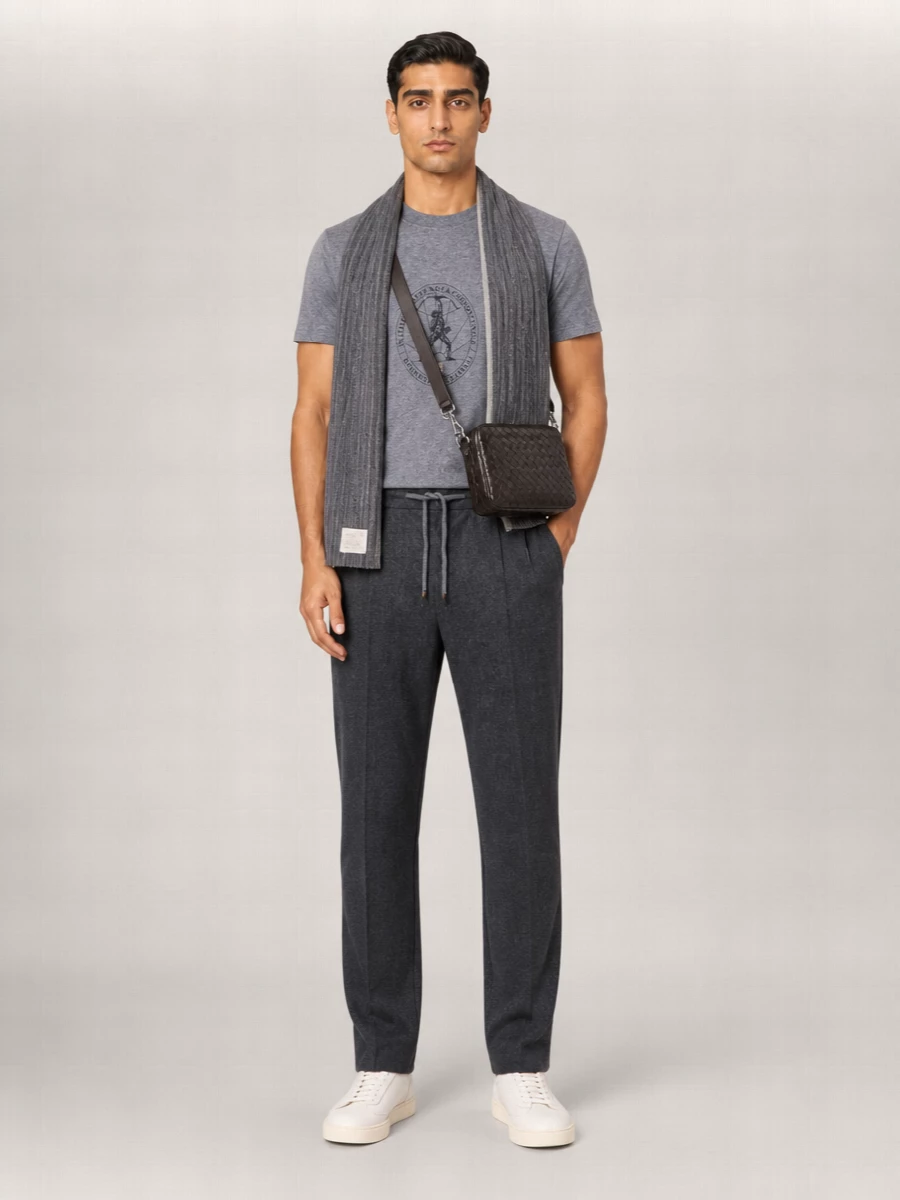 Brunello Cucinelli Printed Cotton T-Shirt