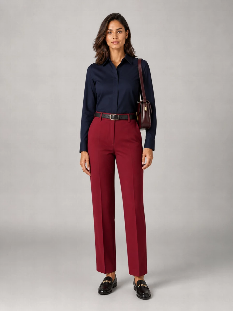 Parosh Wool Straight-Leg Trousers