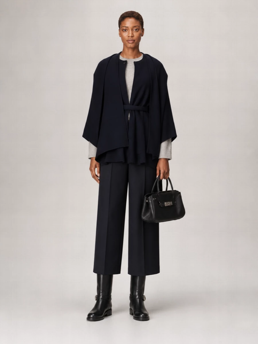Parosh Wool Poncho