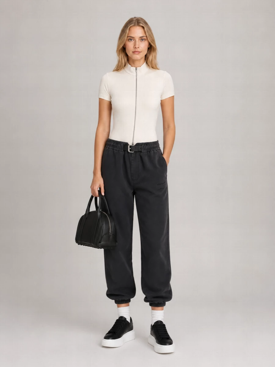 Alexander Wang Cotton Relaxed-Fit Track Pants