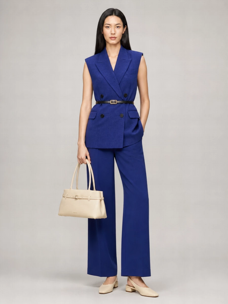 S Max Mara High-Rise Wide-Leg Trousers