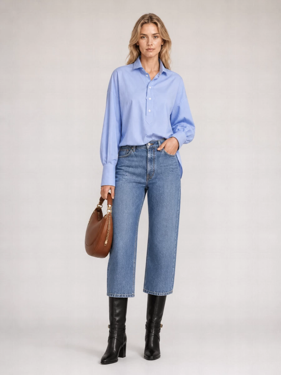 Celine Leather Knee-High Boots