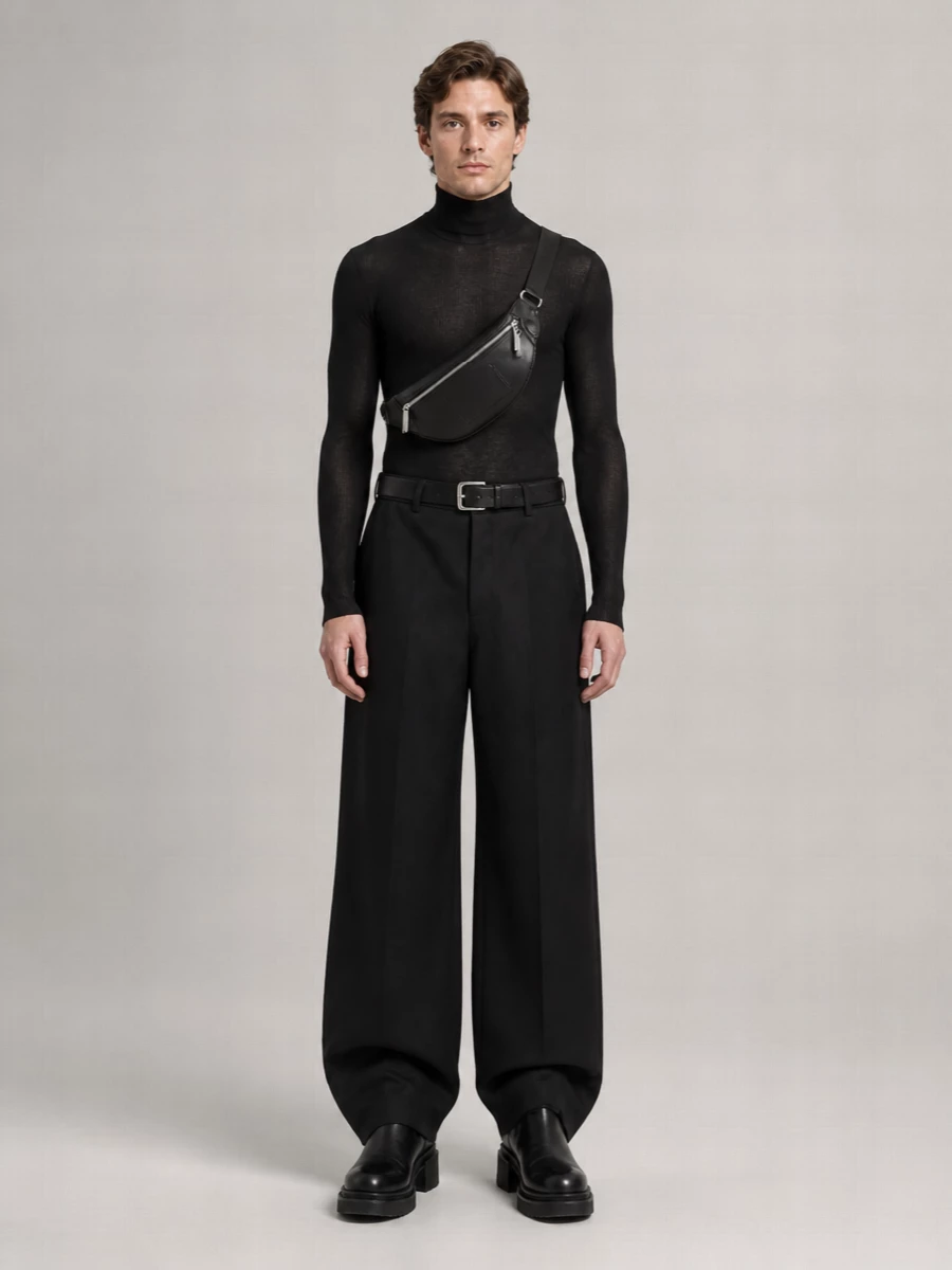 The Row Leather Belt