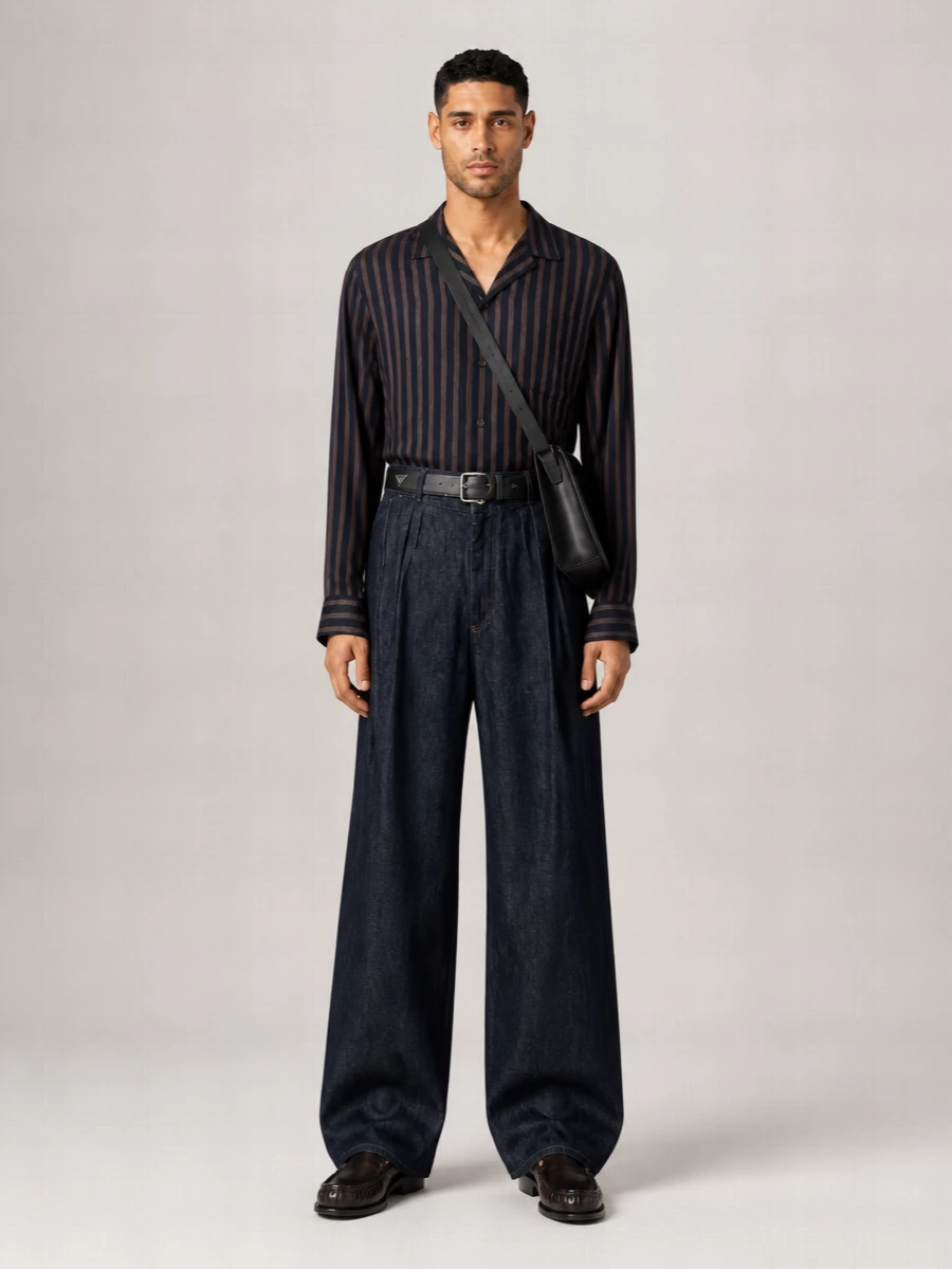 Dries Van Noten Denim Wide-Leg Jeans