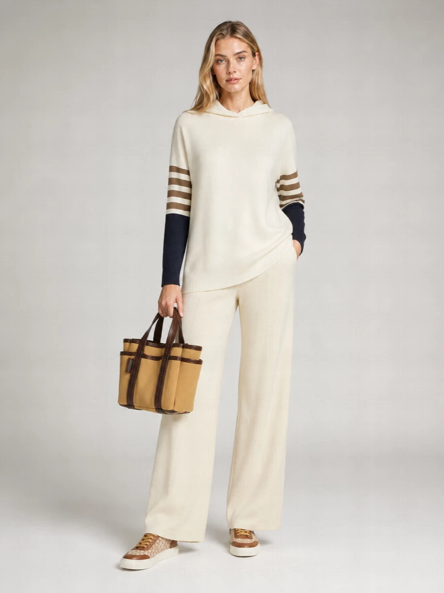 Max Mara Virgin Wool Hooded Sweater