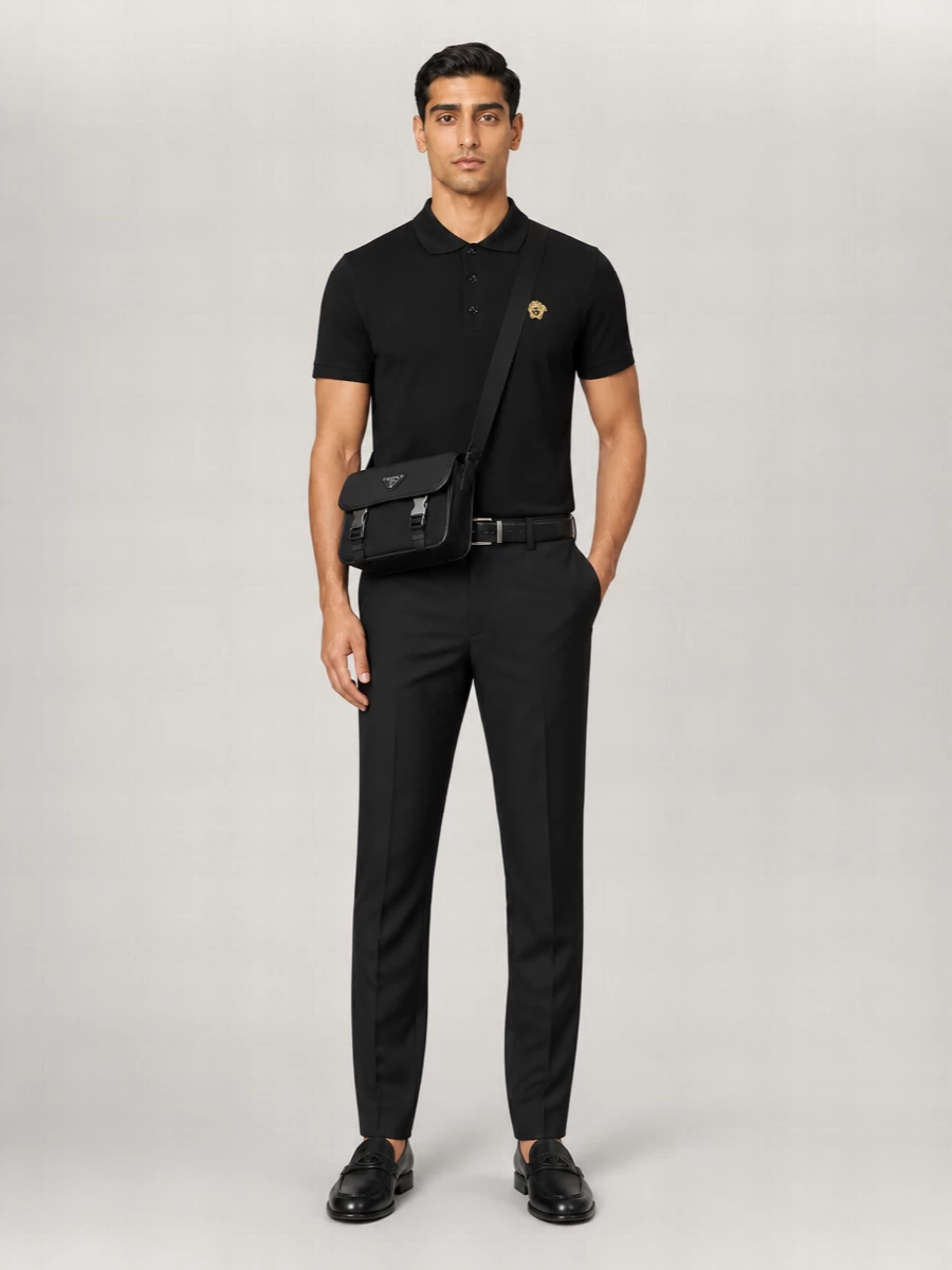 Versace Cotton Polo Shirt