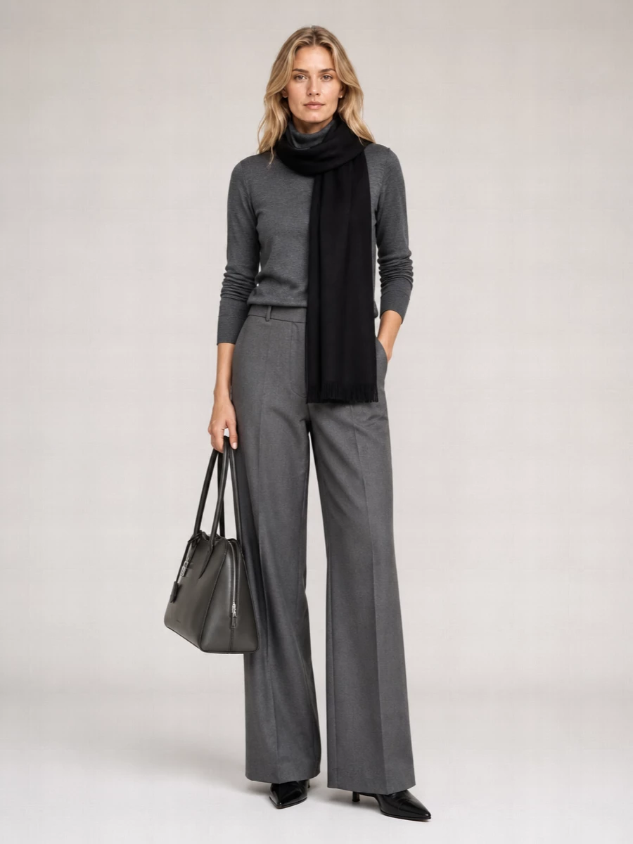 Stella Mccartney Virgin Wool Ribbed Turtleneck Sweater
