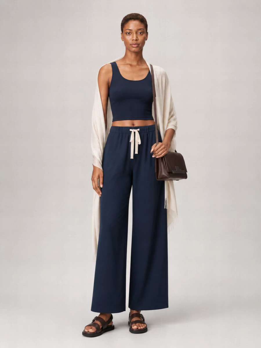 S Max Mara Cotton Loose Pants