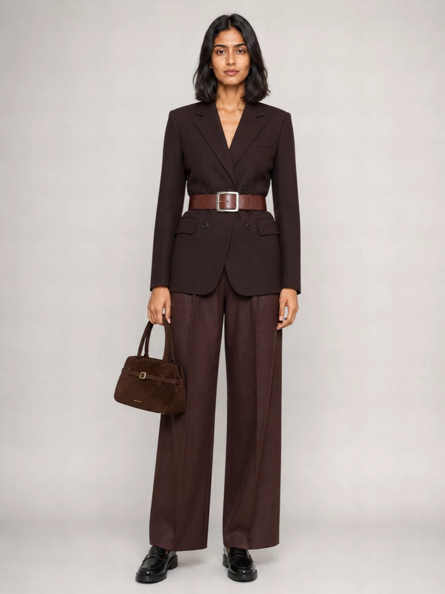 Pt Torino Wide-Leg Suit Trousers