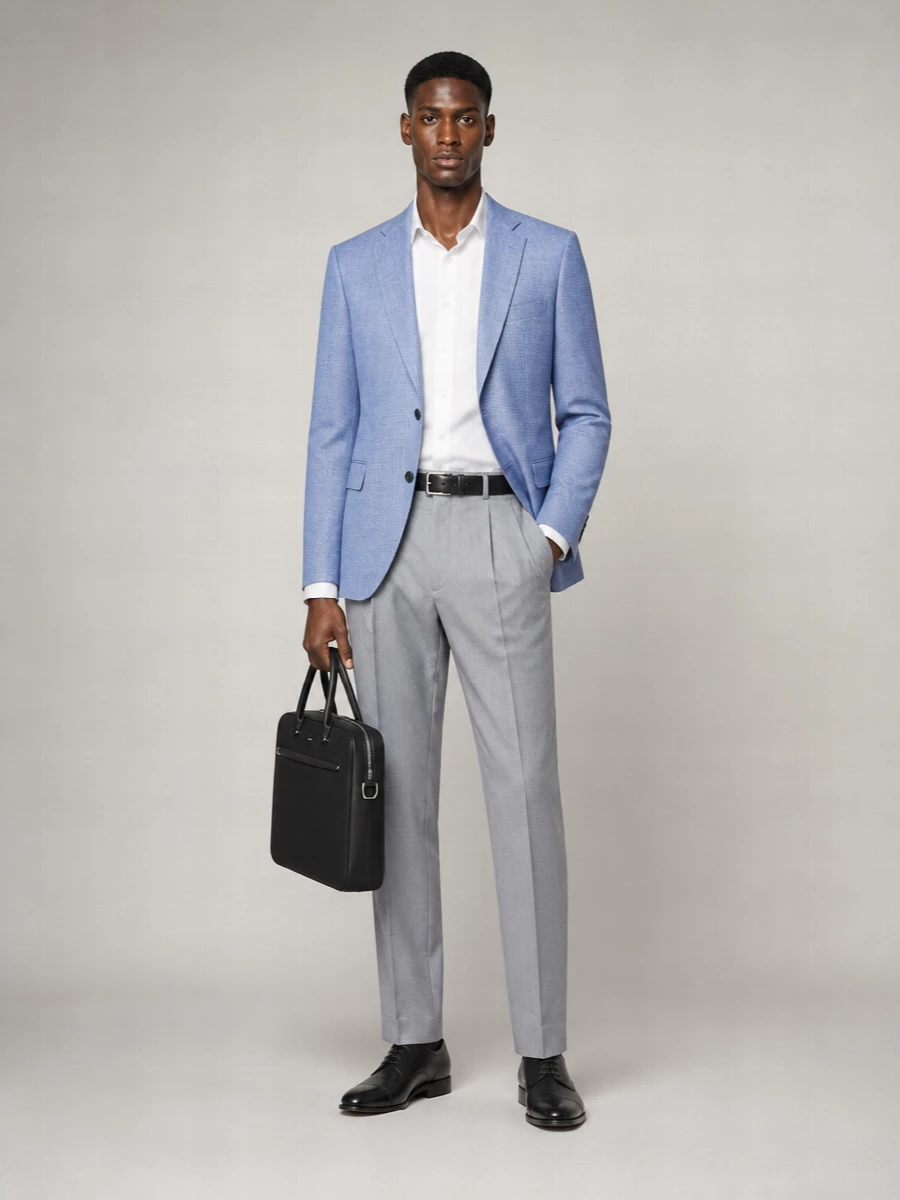 Boss Cotton Tailored Trousers